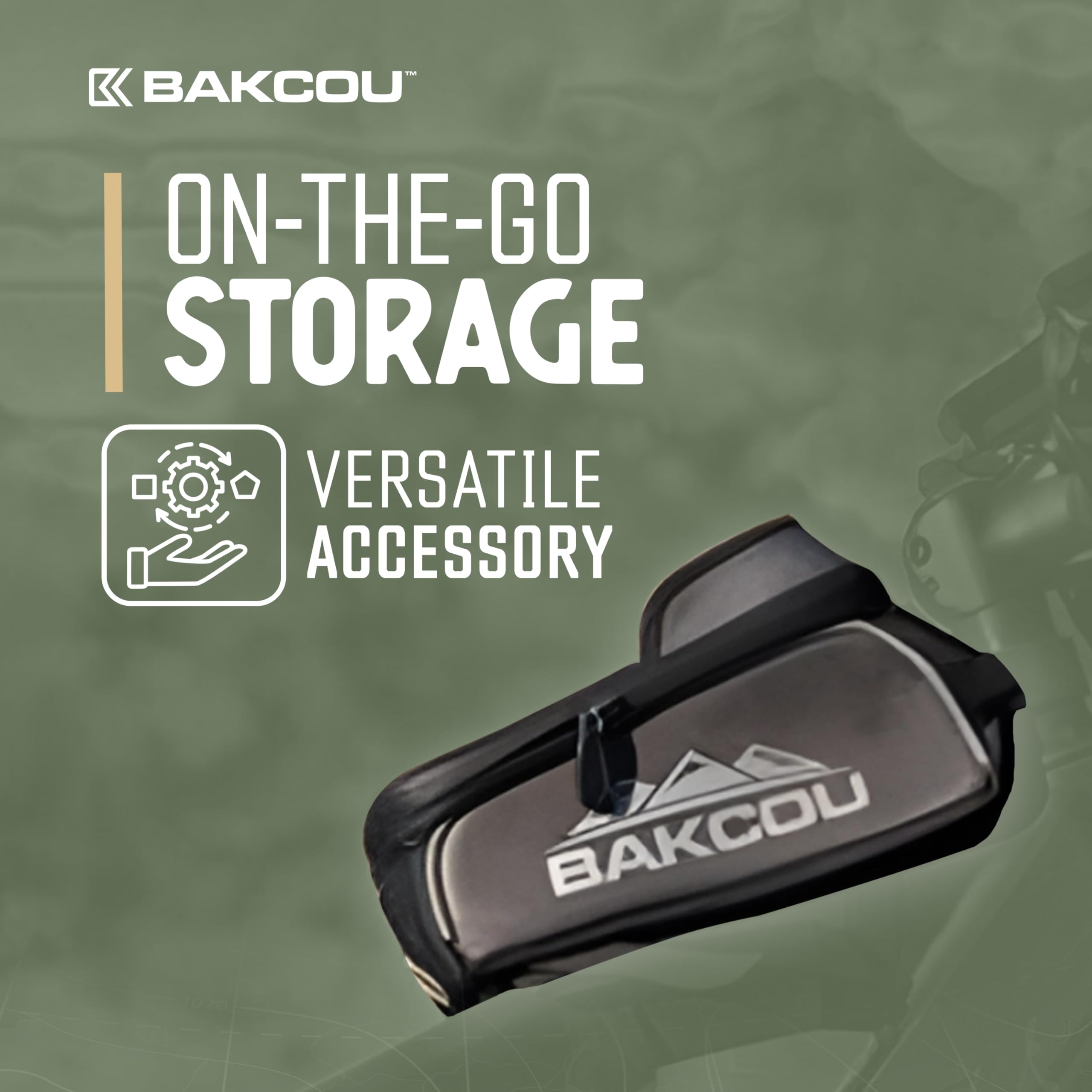 Bakcou - Phone Bag Bike with Clear Top Pouch - Weather-Resistant Cycling Case for Phones, Keys, Tools - Dual-Purpose Design for Convenient