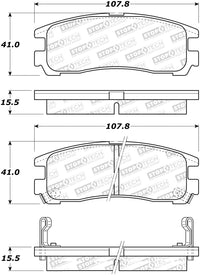 Sport Brake Pads StopTech 309.03831 with Shims and Hardware