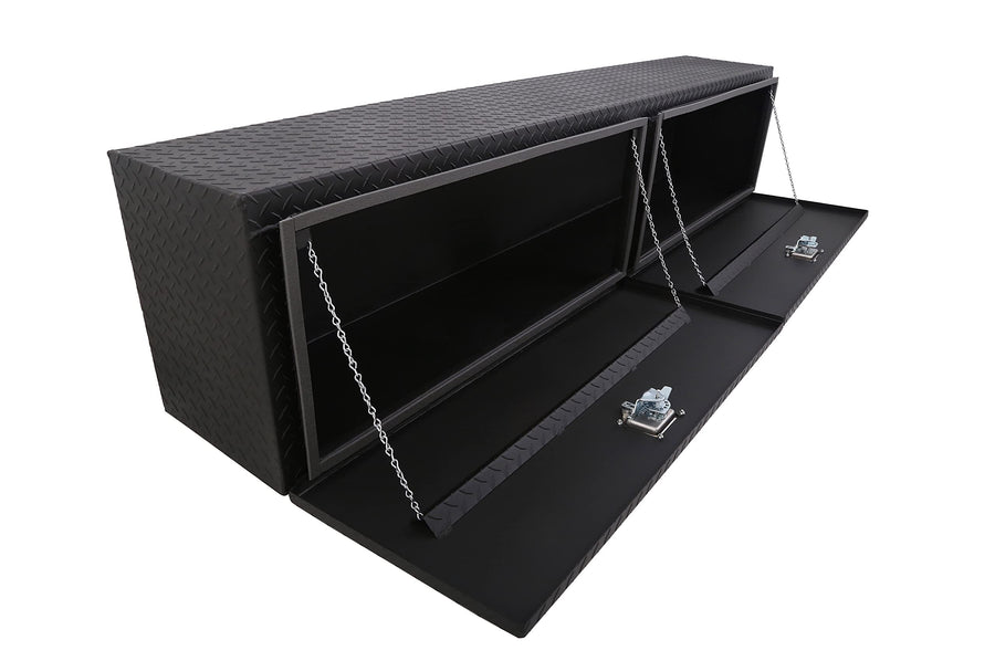 Dee Zee Black-Tread DZ71TB Aluminum Topsider Tool Box - 90"