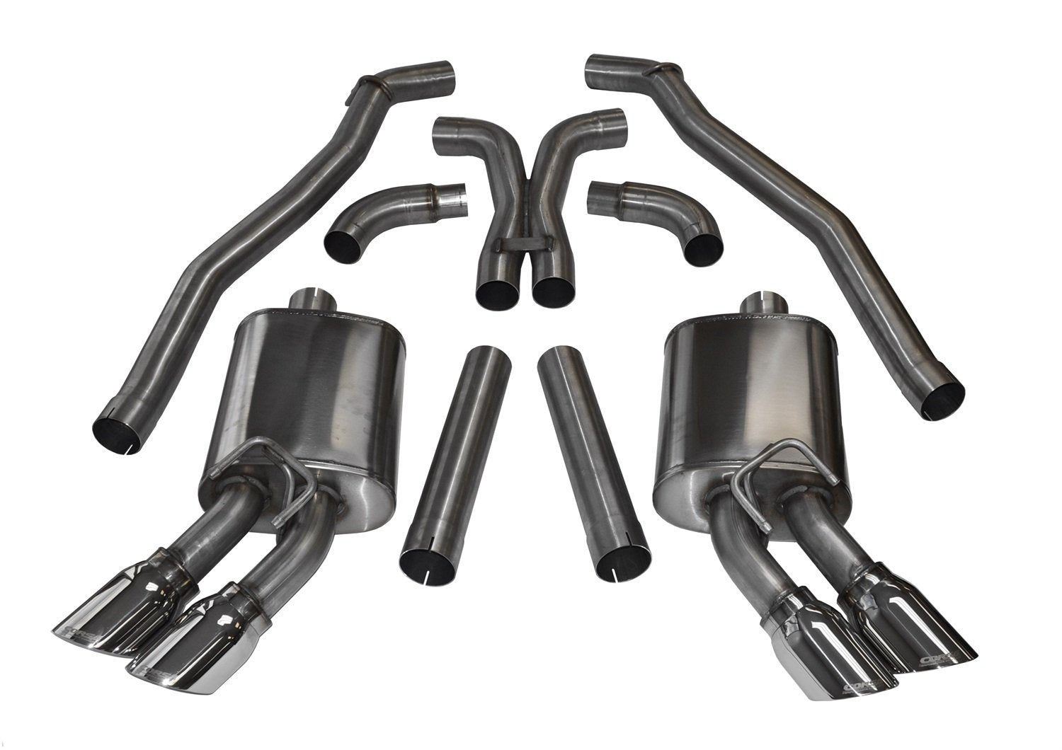 Cat-Back Exhaust System CORSA 14971 with X-Pipe
