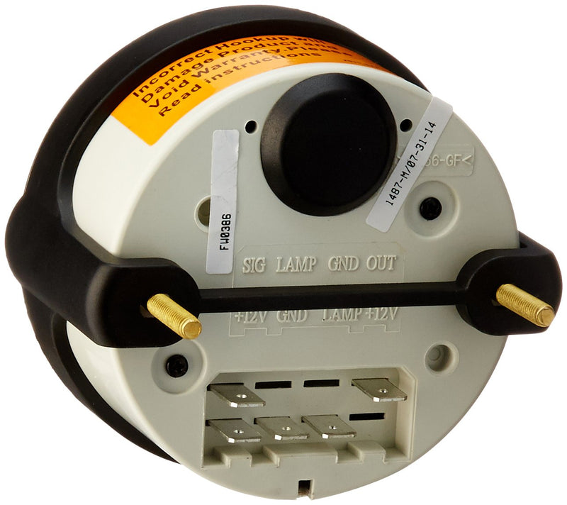 Auto Meter Designer Black 1487-M Electric Programmable Speedometer,3.125 in.