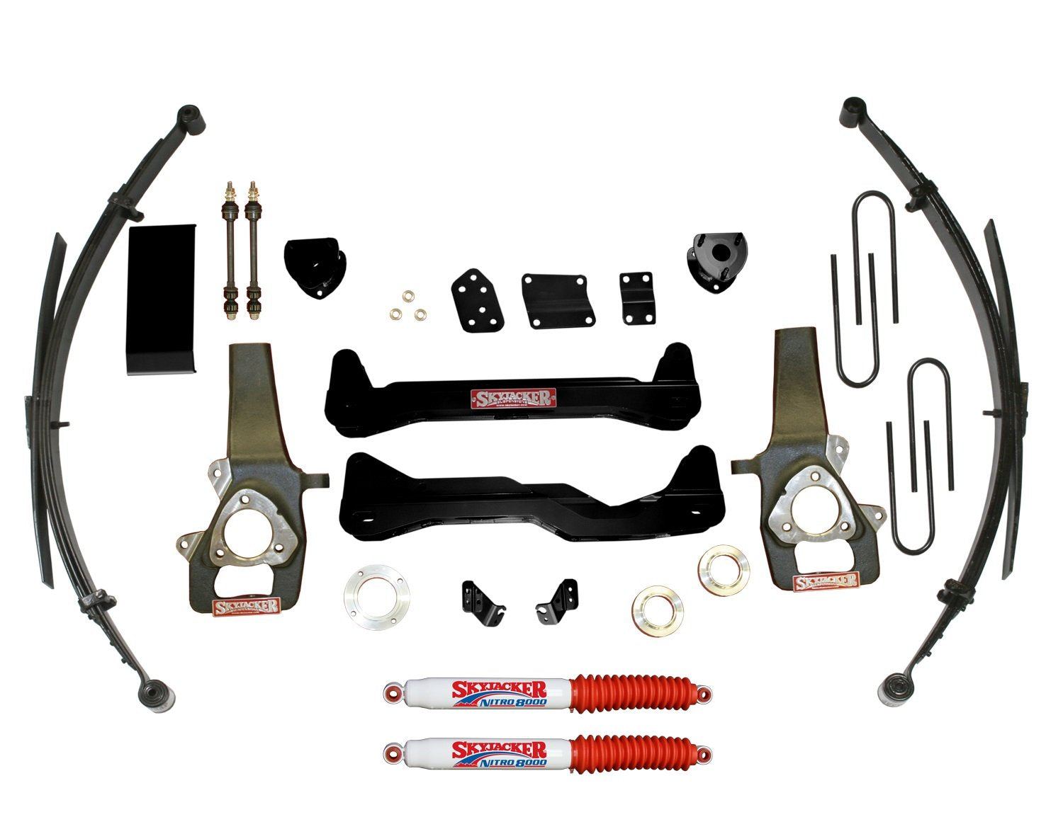 Suspension Lift Kit Skyjacker D660SSKS-N w/Shock Nitro Shocks 6 in. Lift System 4 Shocks