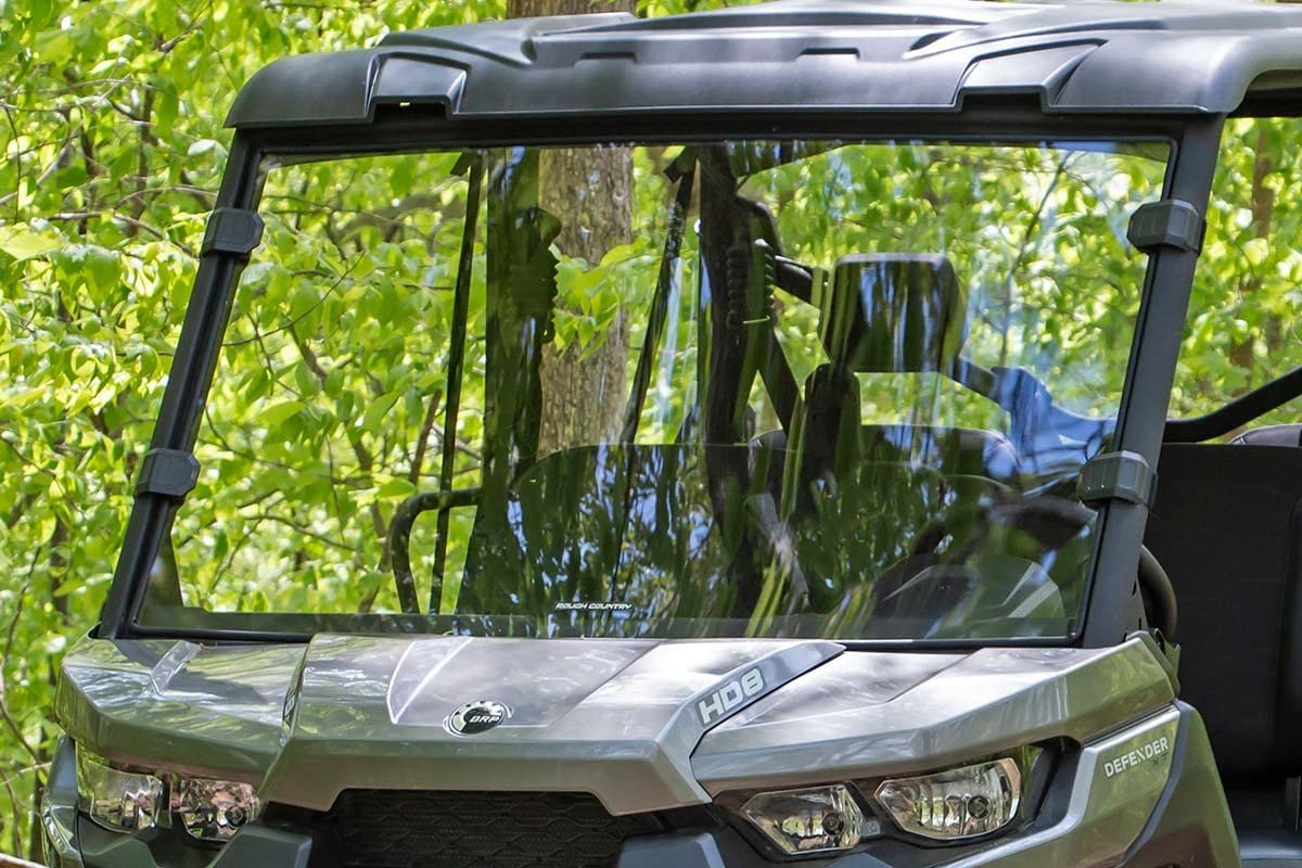 Full Front Windshield Rough Country for Can-Am Defender - 98162030