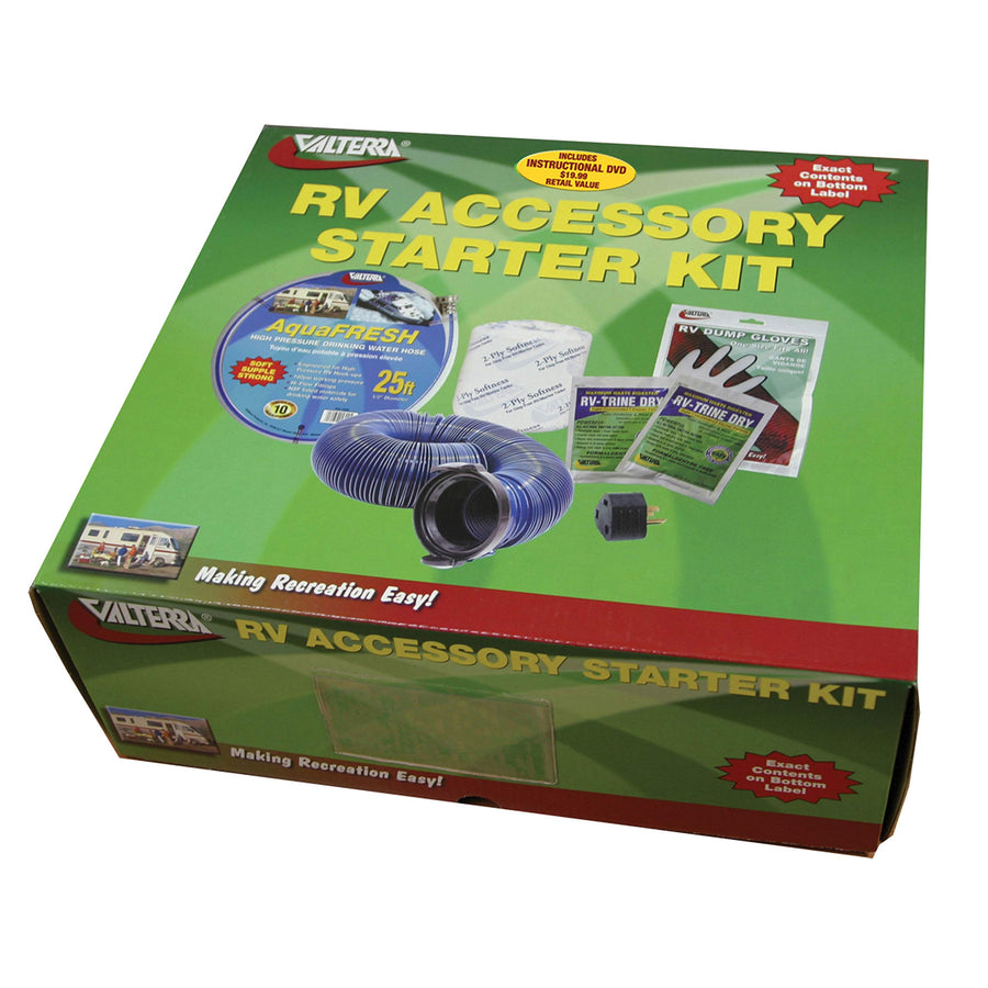 Deluxe RV Accessory Starter Kit Valterra K88108DVD with DVD