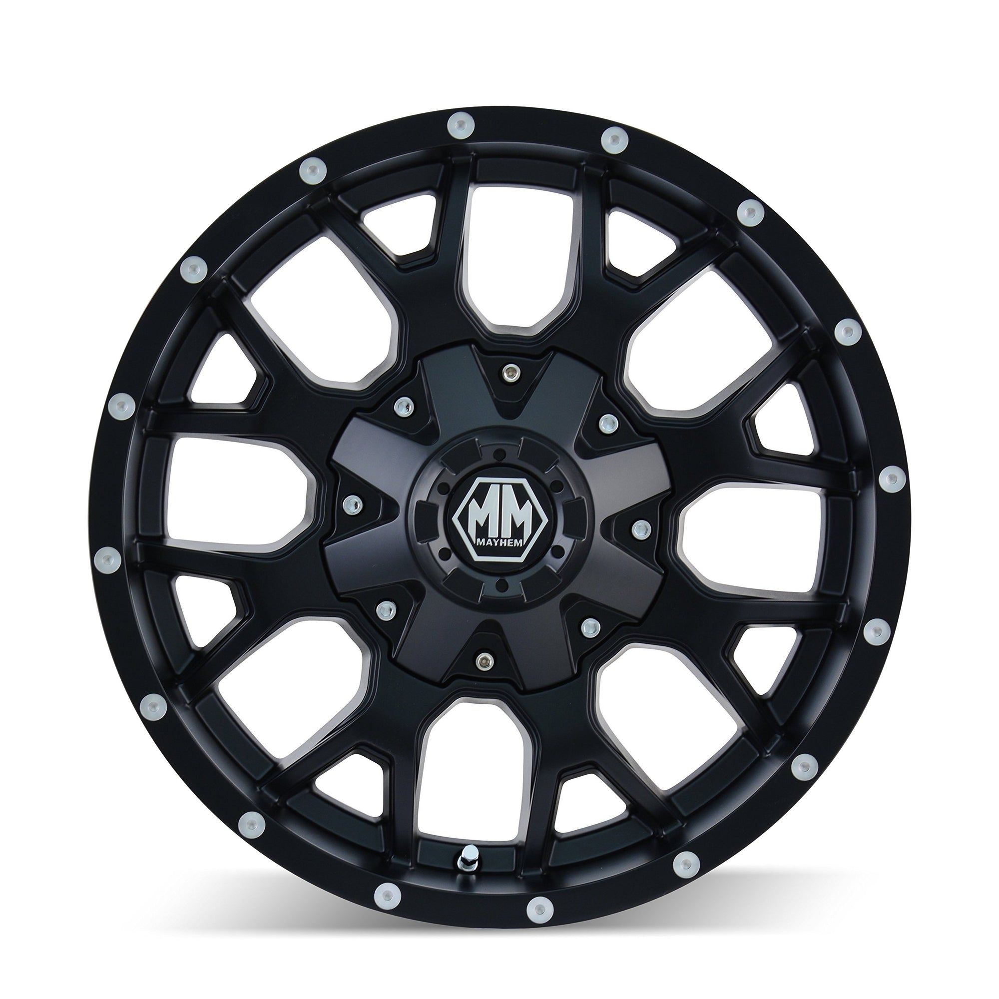 Warrior Mayhem 8015 Wheel with Matte Black Finish (18x9"/12x139.7mm)