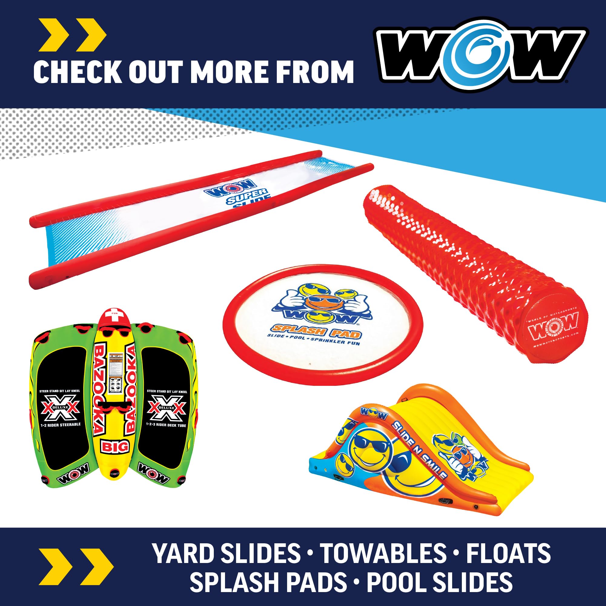 Ranger 2 River Tube - Wow Sports - Comfortable Tube for Lake & River - Perfect Water Float for Outdoors