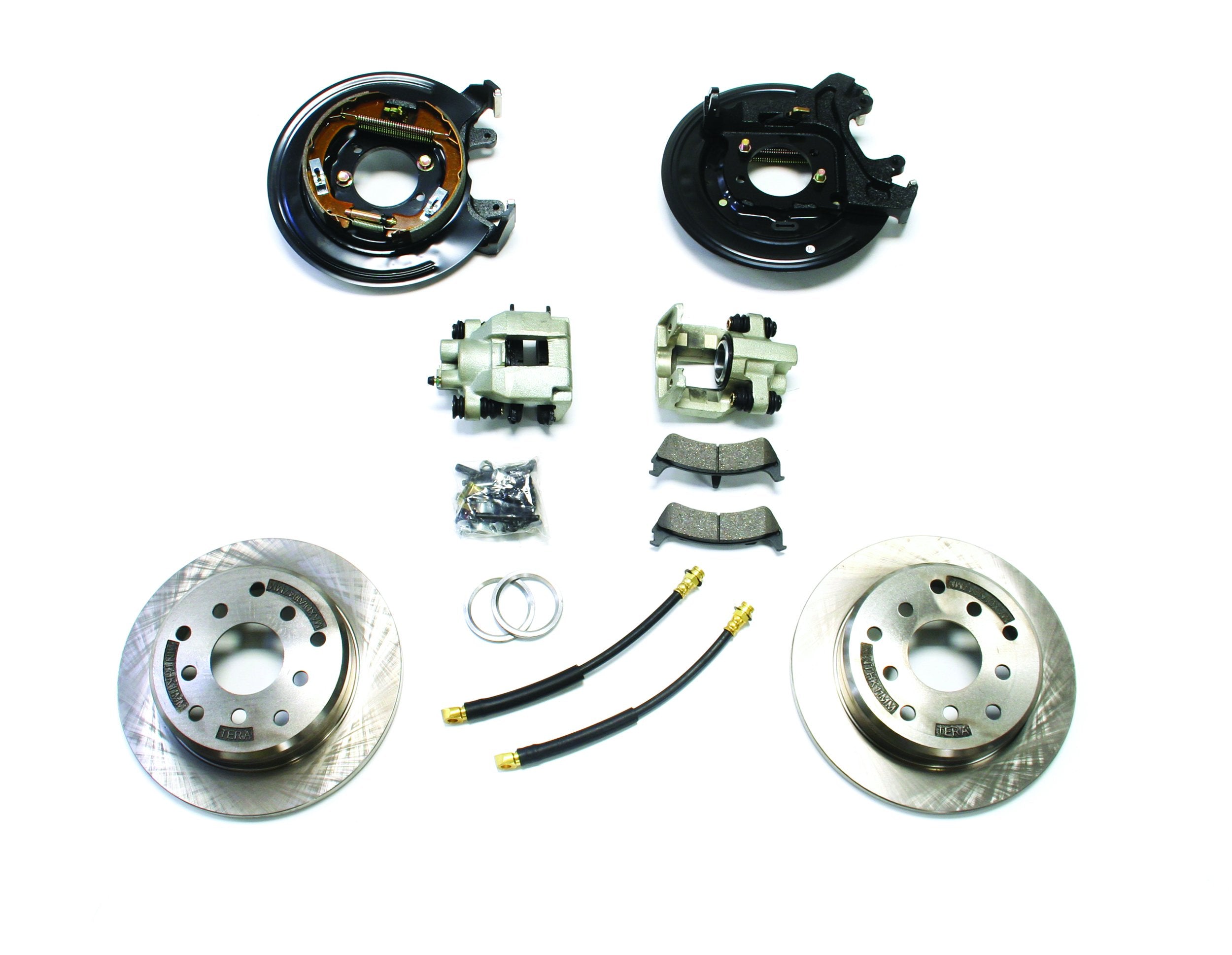 Brake Conversion TeraFlex Kit (Early Jeep (84-88 XJ, 87-90 YJ) Disc)