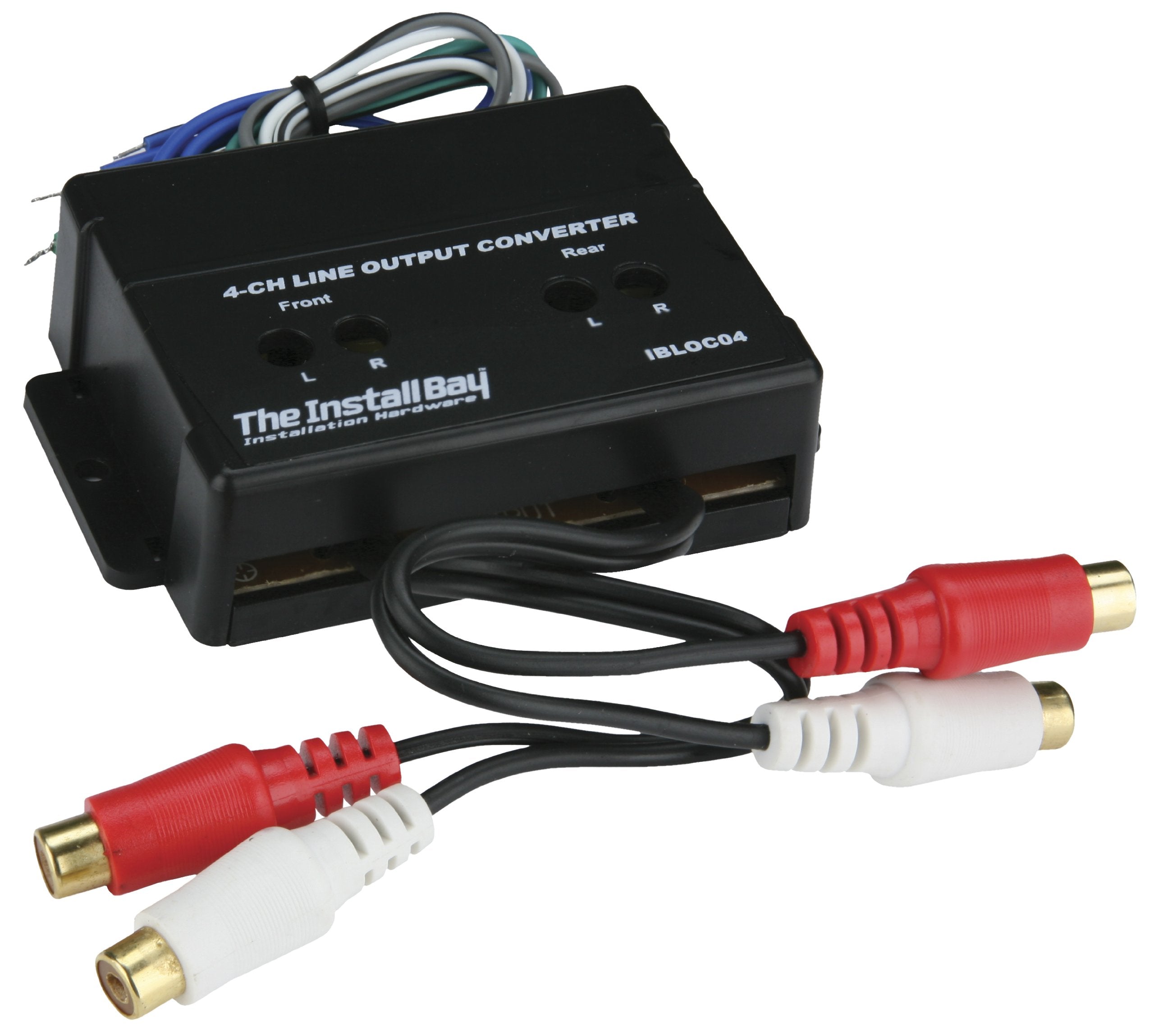 Install Bay 4 Channel IBLOC04 Adjustable Line Level Convertor 60 Watt Each