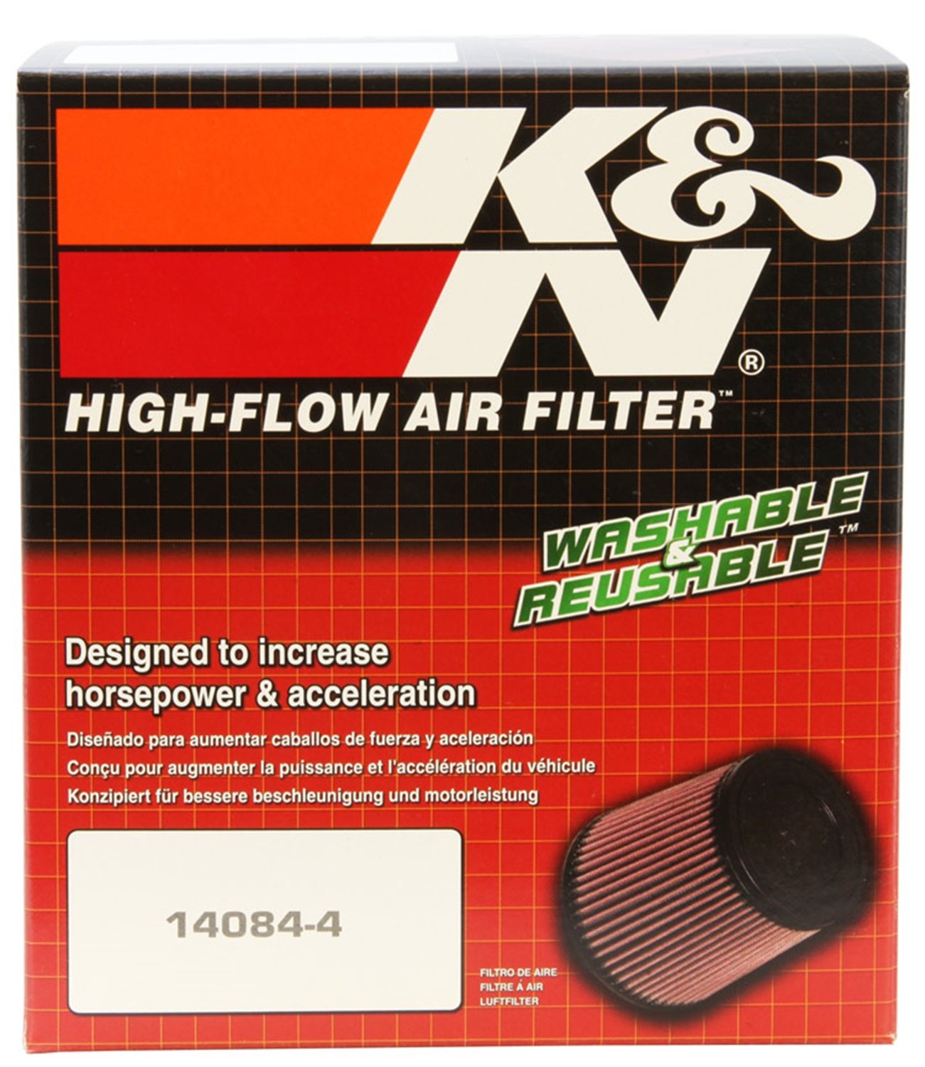 K&N Air Filter: High Performance, Premium, Washable, Industrial Replacement Engine Filter, Heavy Duty: E-2415