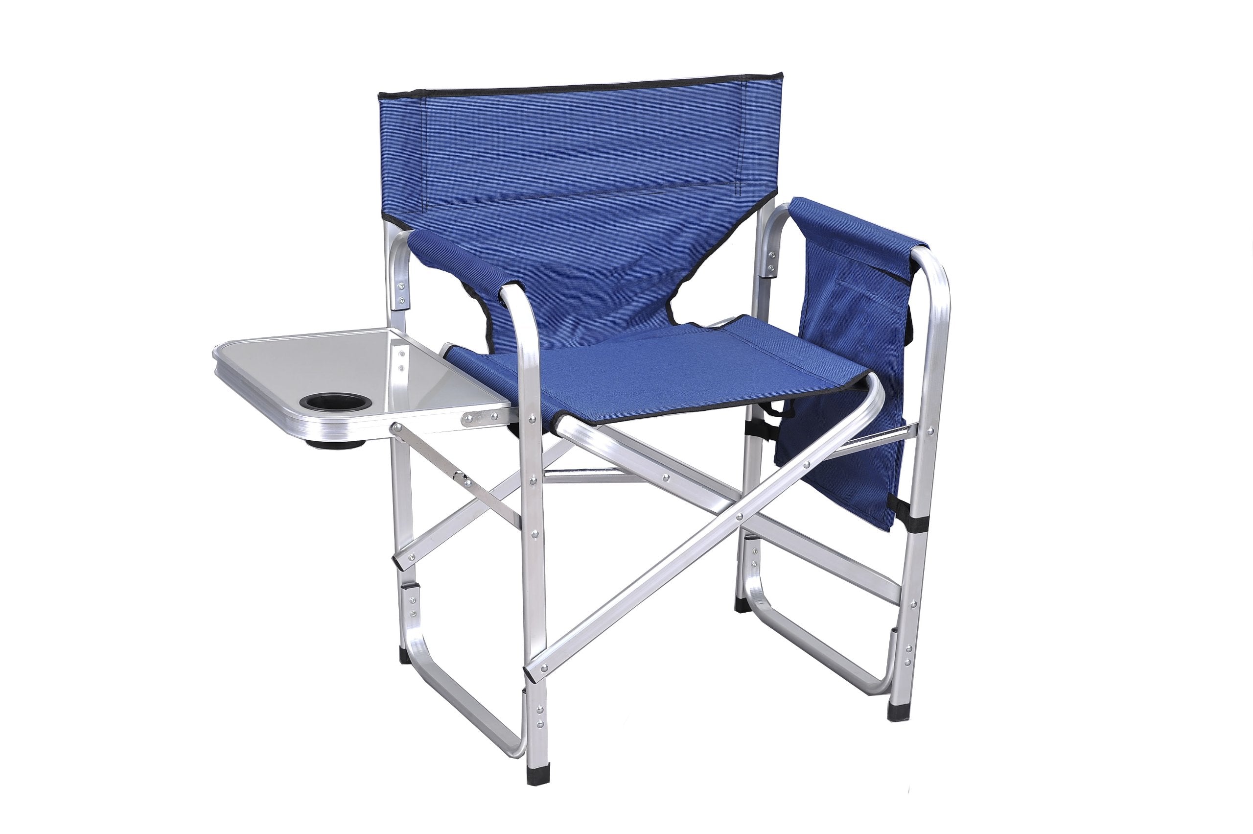 Camping Stylish SL1204BLUE Full Back Folding Director's Chair (SL1204-BLUE)