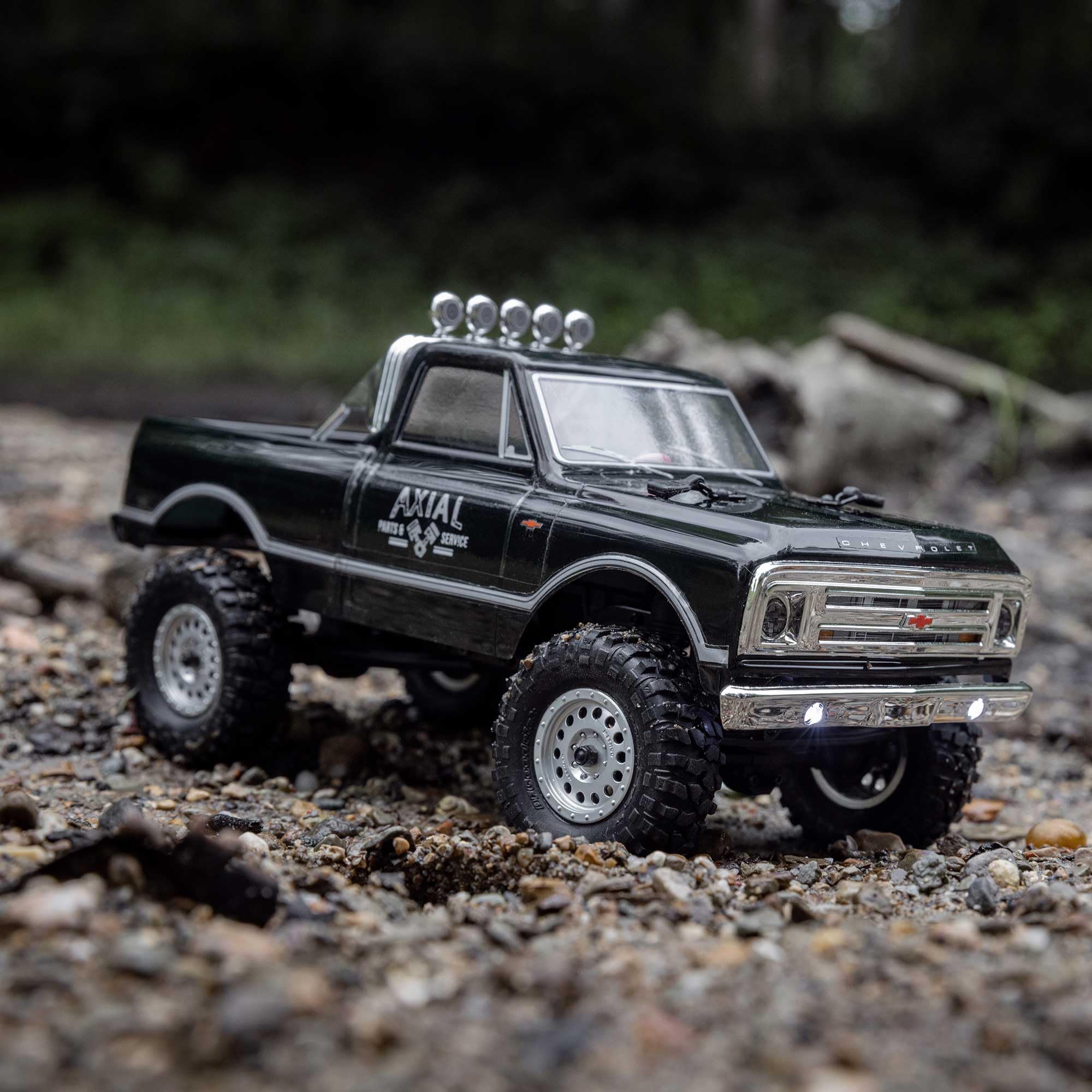 Axial 1/24 RC Truck SCX24 1967 Chevrolet C10 4WD RTR (Comes with Everything Needed to Run), Black, AXI00001V2T4