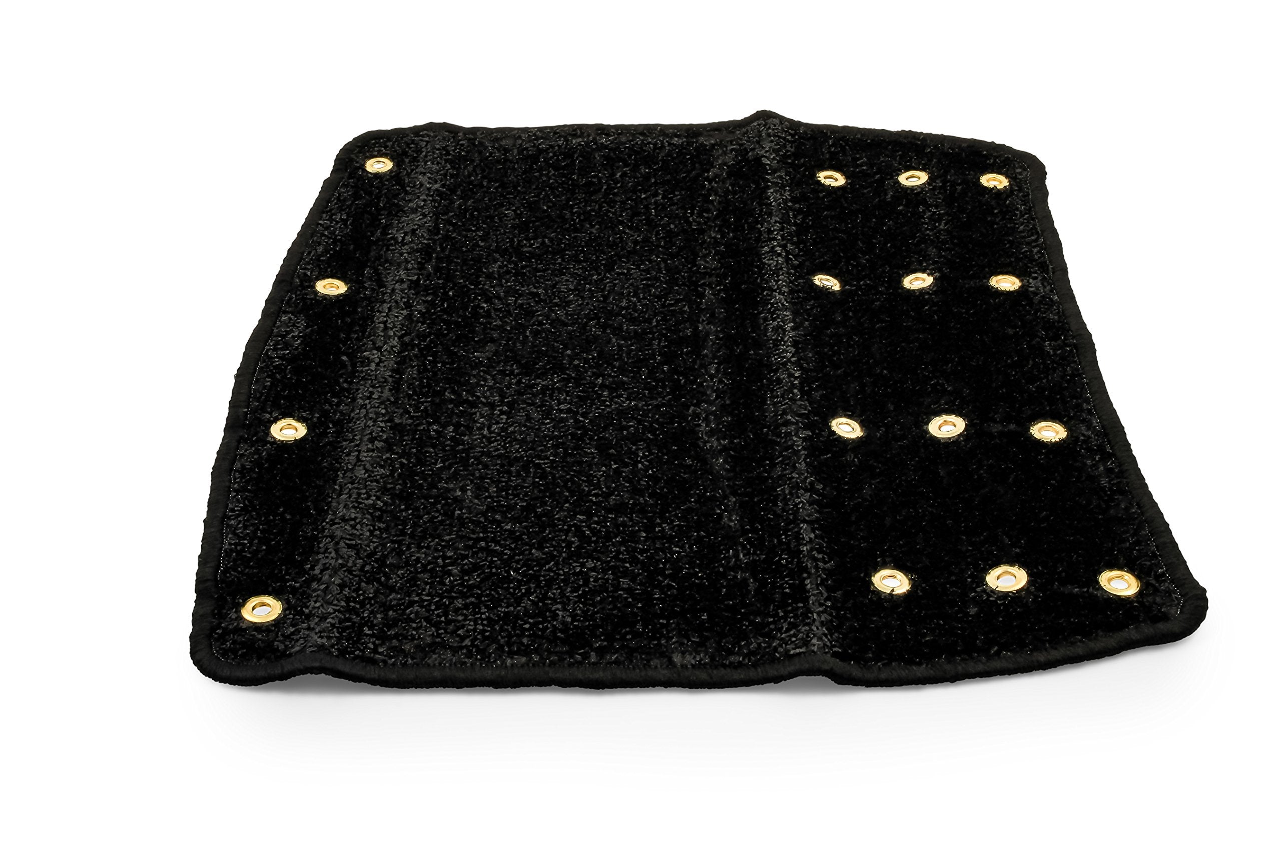 RV Step Rug Camco 42947 (Premium Radius Wrap Around Step Rug, Turf Material (22" Wide) - Black)