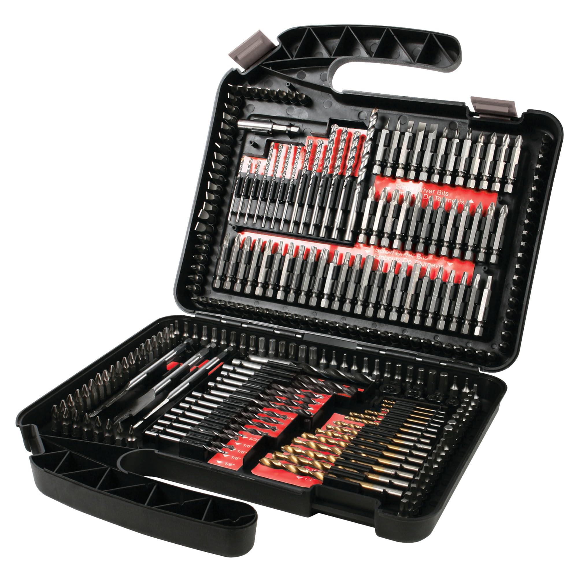W9080 Performance Tool 253 pc. Driver and Drill Bit Set - Comprehensive Tool Kit for All Your Drilling and Driving Needs