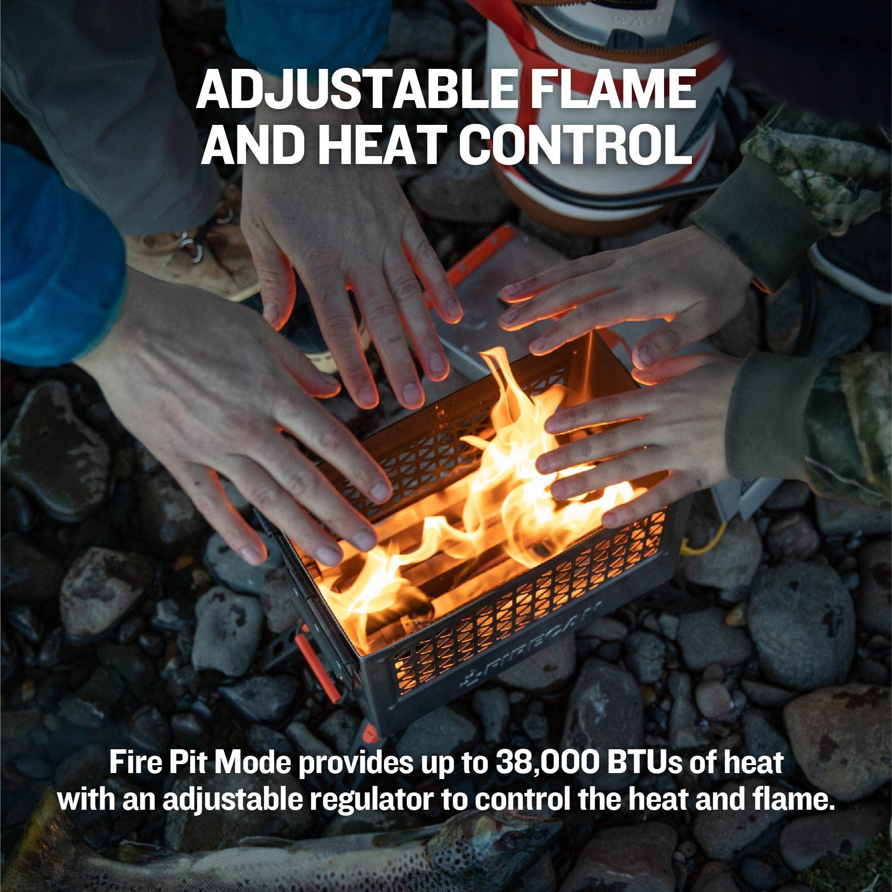 FireCan Deluxe Ignik Portable Propane Fire Pit and Grill