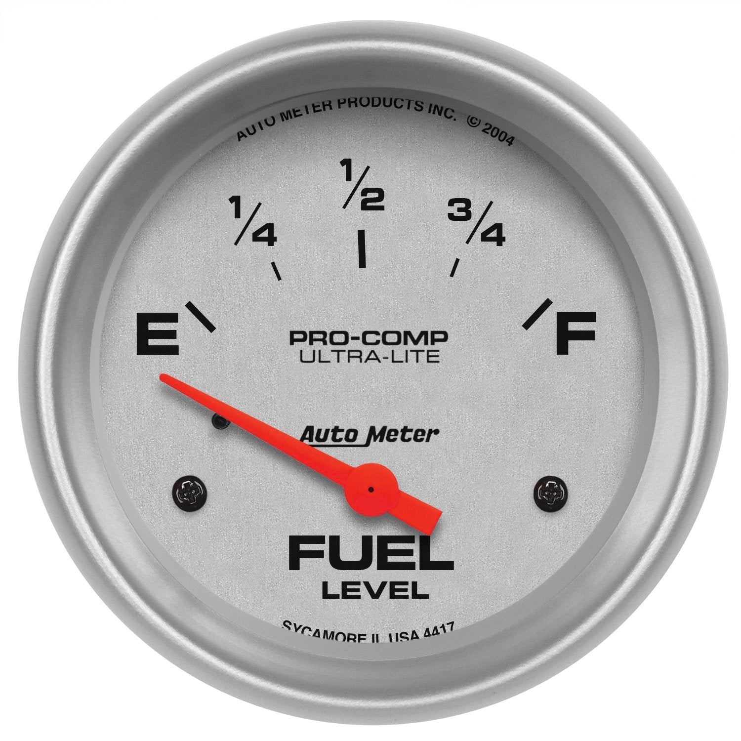 Ultra-Lite Auto Meter 4417 Electric Fuel Level Gauge