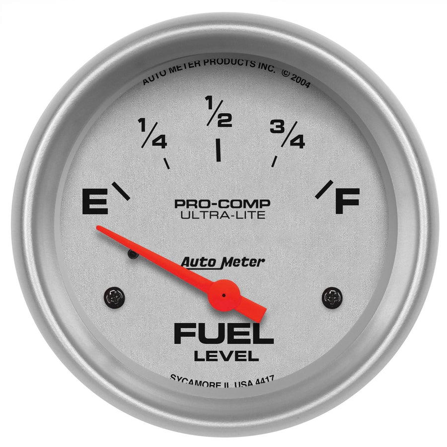 Ultra-Lite Auto Meter 4417 Electric Fuel Level Gauge