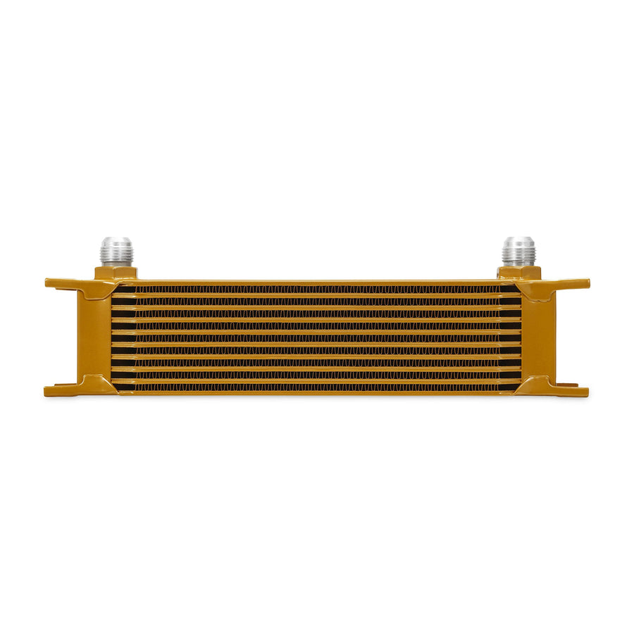 Mishimoto Universal 10 Row Oil Cooler Heat Exchanger Gold