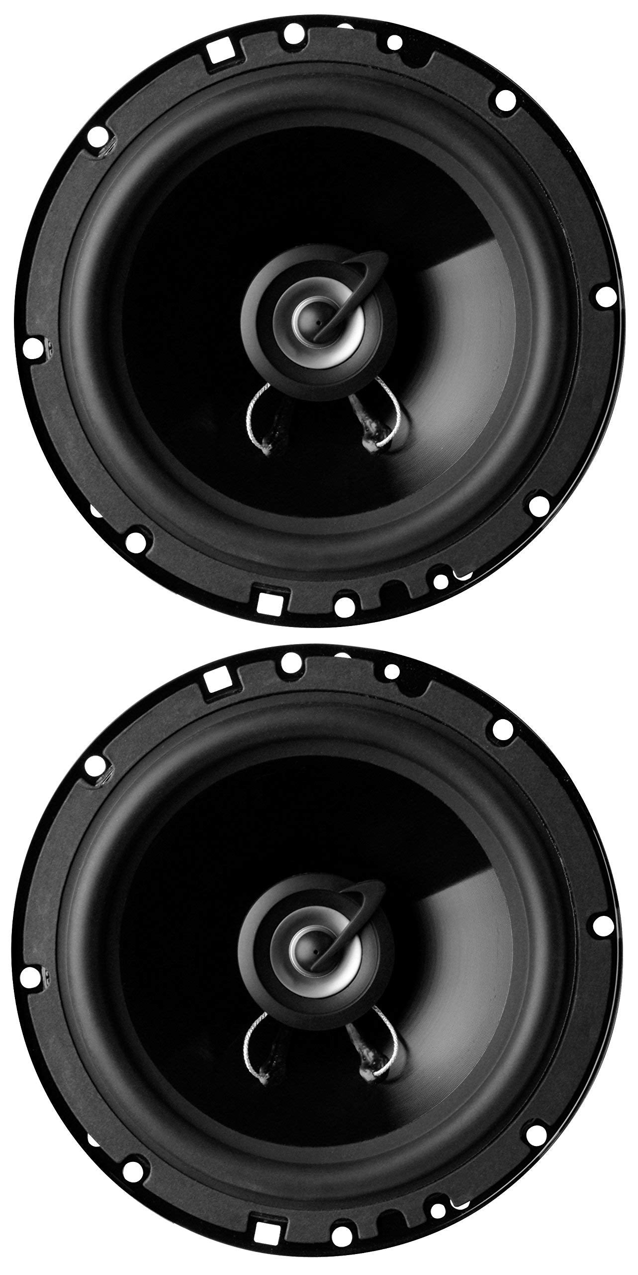 6.5 Inch Planet Audio TRQ622 Car Speakers - 250 Watts of Power Per Pair, 125 Watts Each, Full Range, 2 Way, Sold in Pairs