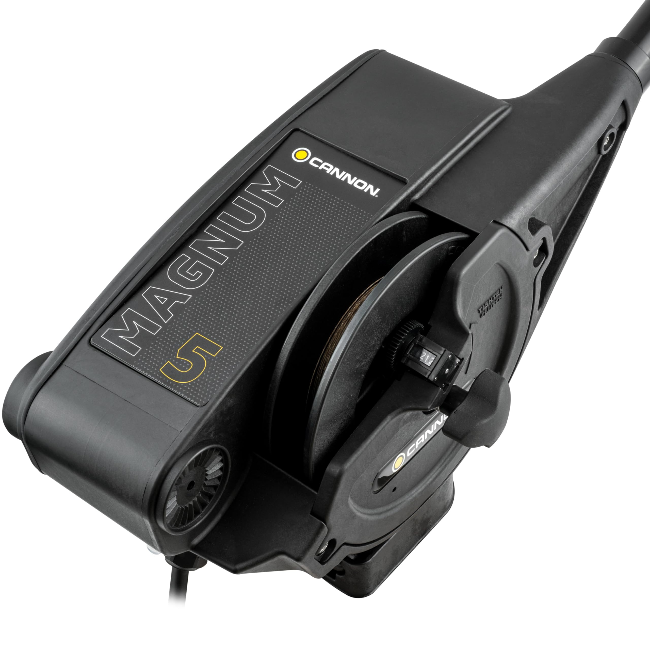 Heavy-Duty Cannon Magnum 5 Electric Downrigger, Boat Fishing Trolling System – Black
