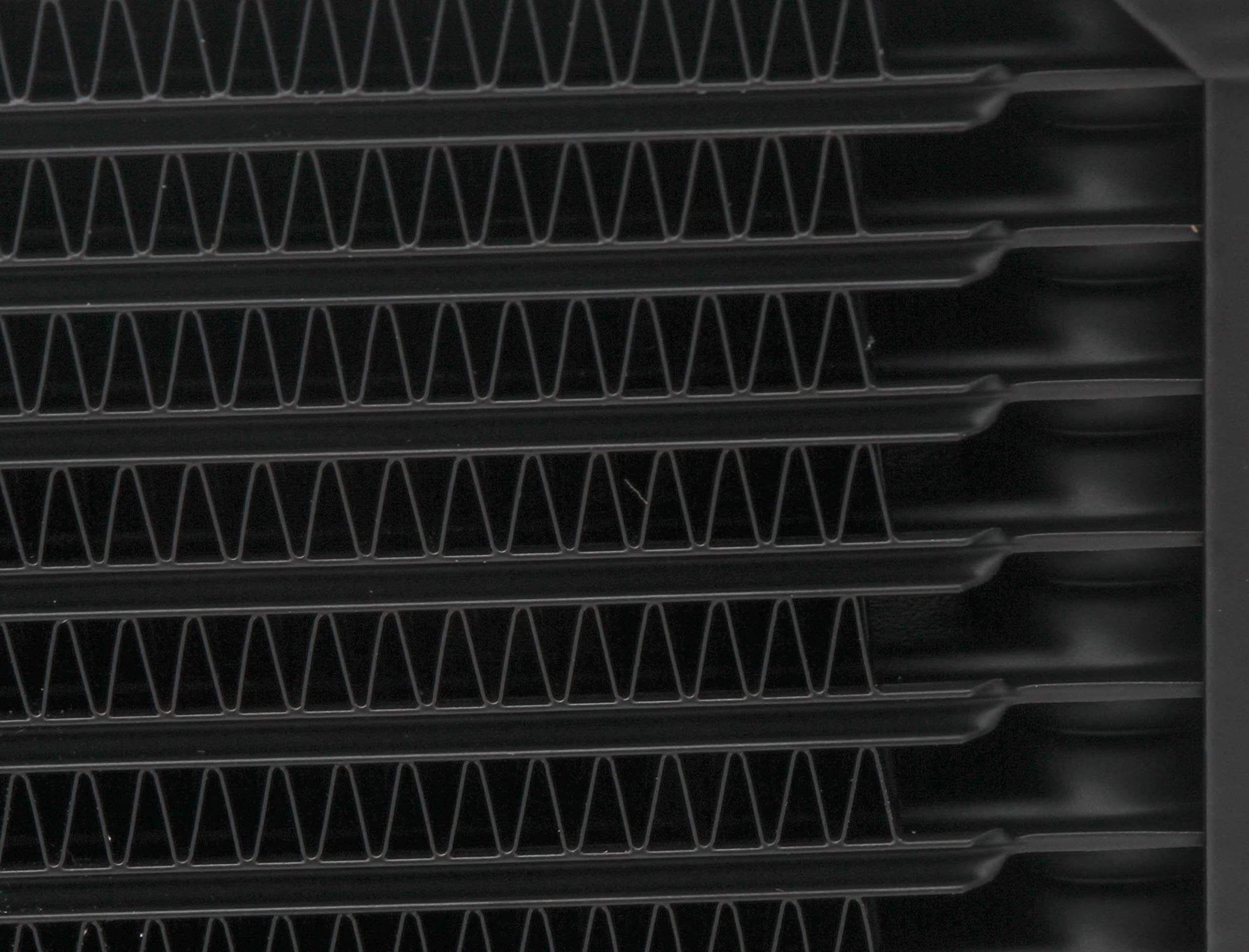 Earl's UltraPro Oil Cooler w/Fan Pack - Black - 19 Rows - 10 O-Ring Boss Female Ports - Narrow Cooler