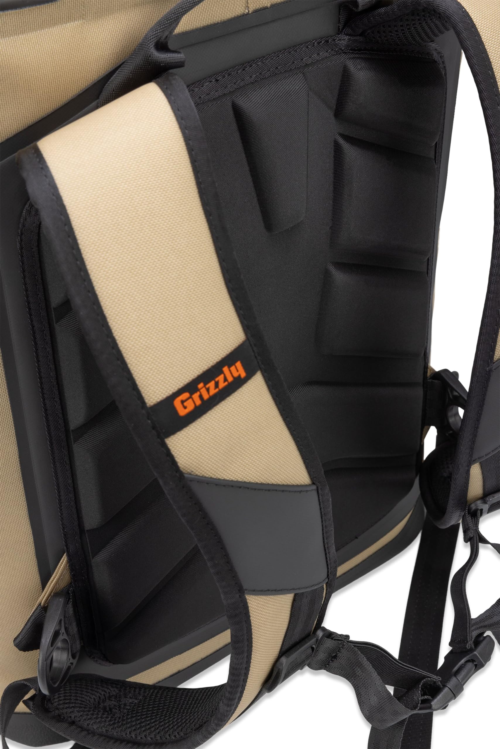 24 Grizzly Drifter Backpack Cooler, Insulated for Beach Boat Camping Fishing Hunting, 24-Quart Capacity, Desert Tan