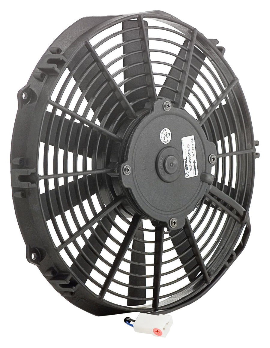 75063 Be Cool Euro-Black 11" Medium Profile Electric Puller Fan