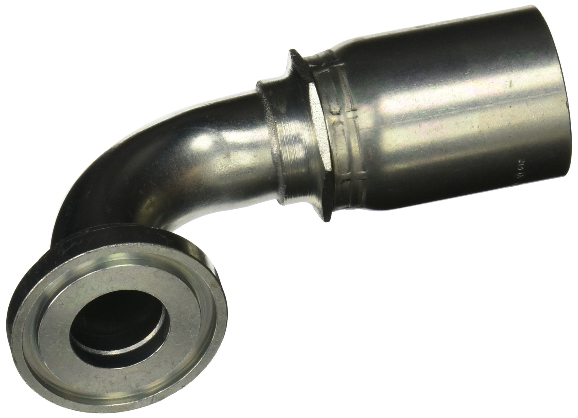 Gates GL Couplings 20GL-24FL90-068, Code 61 O-Ring Flange, 90 Bent Tube, 1 1/4" ID, 5.41"