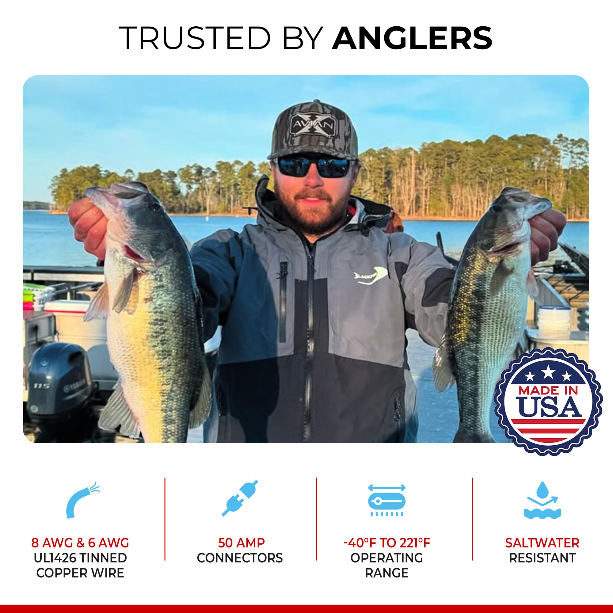 24-Volt Connect-Ease RCE24VBK Trolling Motor Connection Kit with Out On-Board Charging