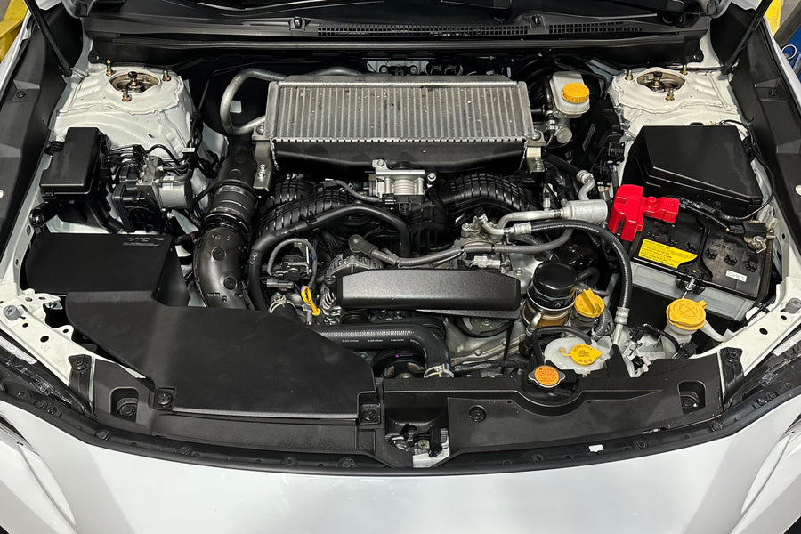 HPS Air Intake Kit Black with Heat Shield Compatible for 2022-2024 Subaru WRX 2.4L Turbo, 827-727WB