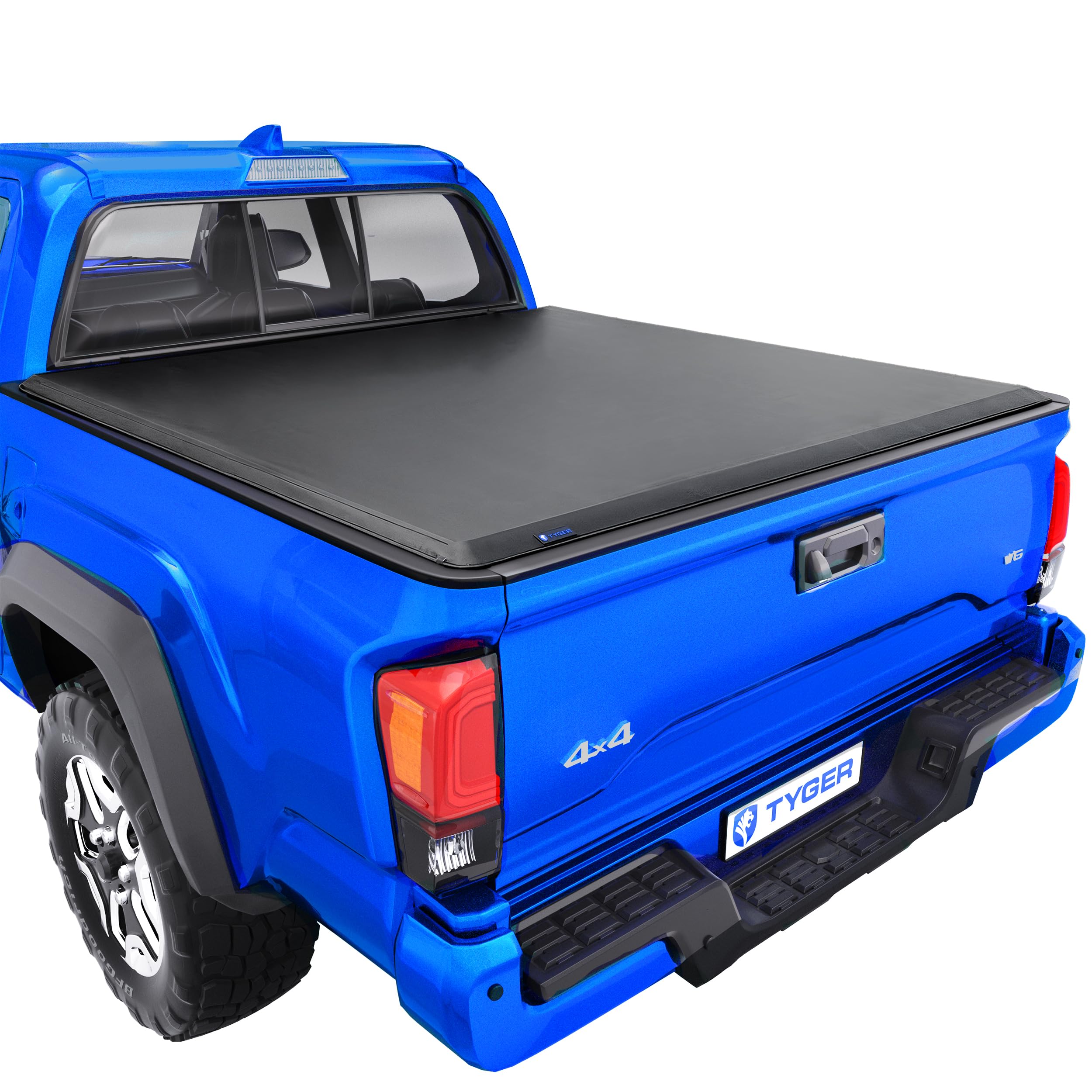 Tyger Auto T1 Truck Bed Soft Roll-up Tonneau Cover Compatible with 2016-2023 Toyota Tacoma | 5' (60") Bed | TG-BC1T9044