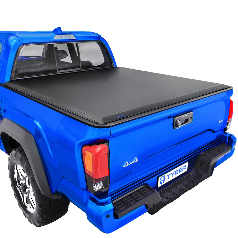 Tyger Auto T1 Truck Bed Soft Roll-up Tonneau Cover Compatible with 2016-2023 Toyota Tacoma | 5' (60") Bed | TG-BC1T9044