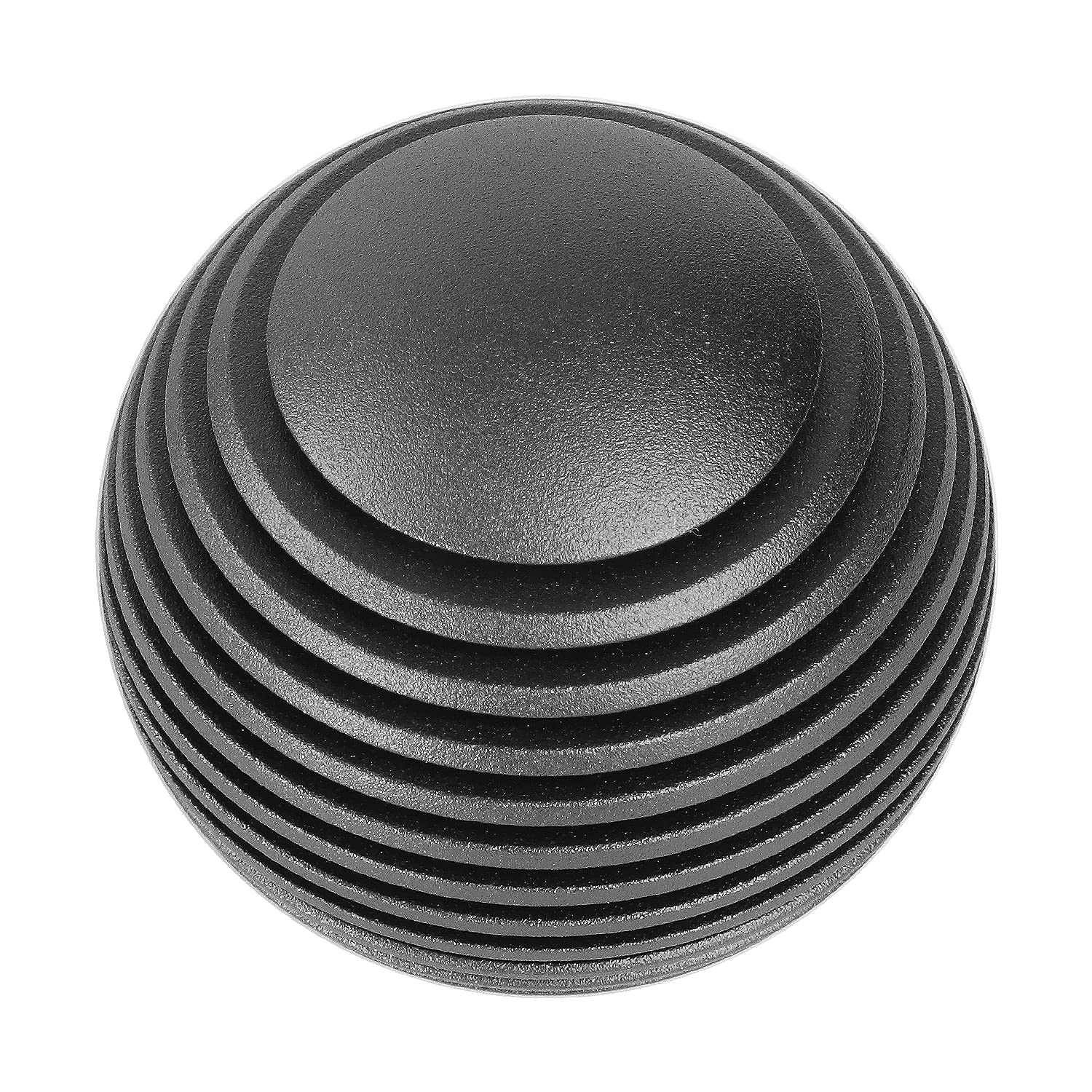 Universal Aluminum Shift Knob NRG Innovations SK-703GM with Thread Adapters, Heat Sink Style Round Ball Shape, Gun Metal