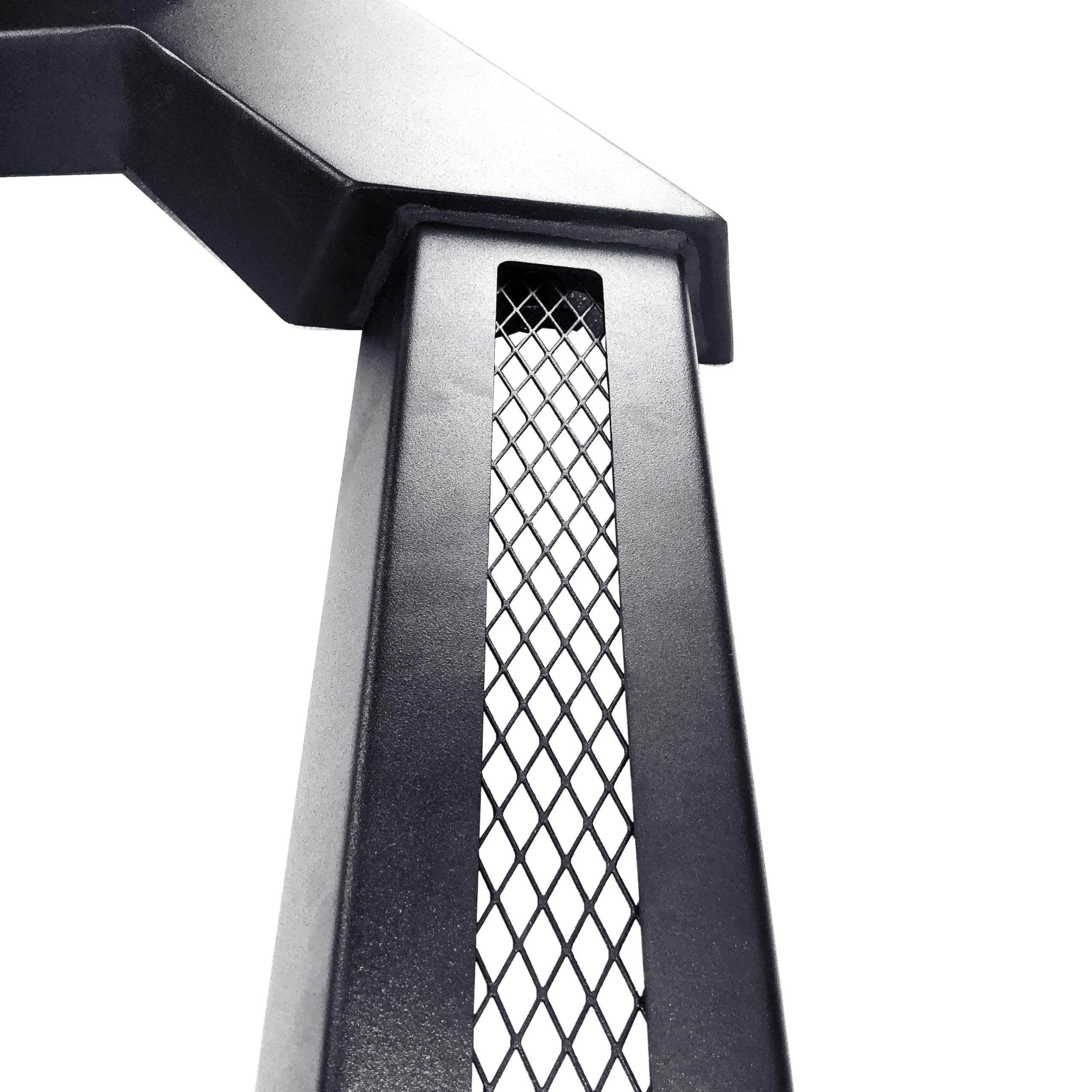 Armour Bull Bar Black Horse Off Road No Skid Plate Matte Black Compatible with 2022-2024 Toyota Tundra-AB-TO22