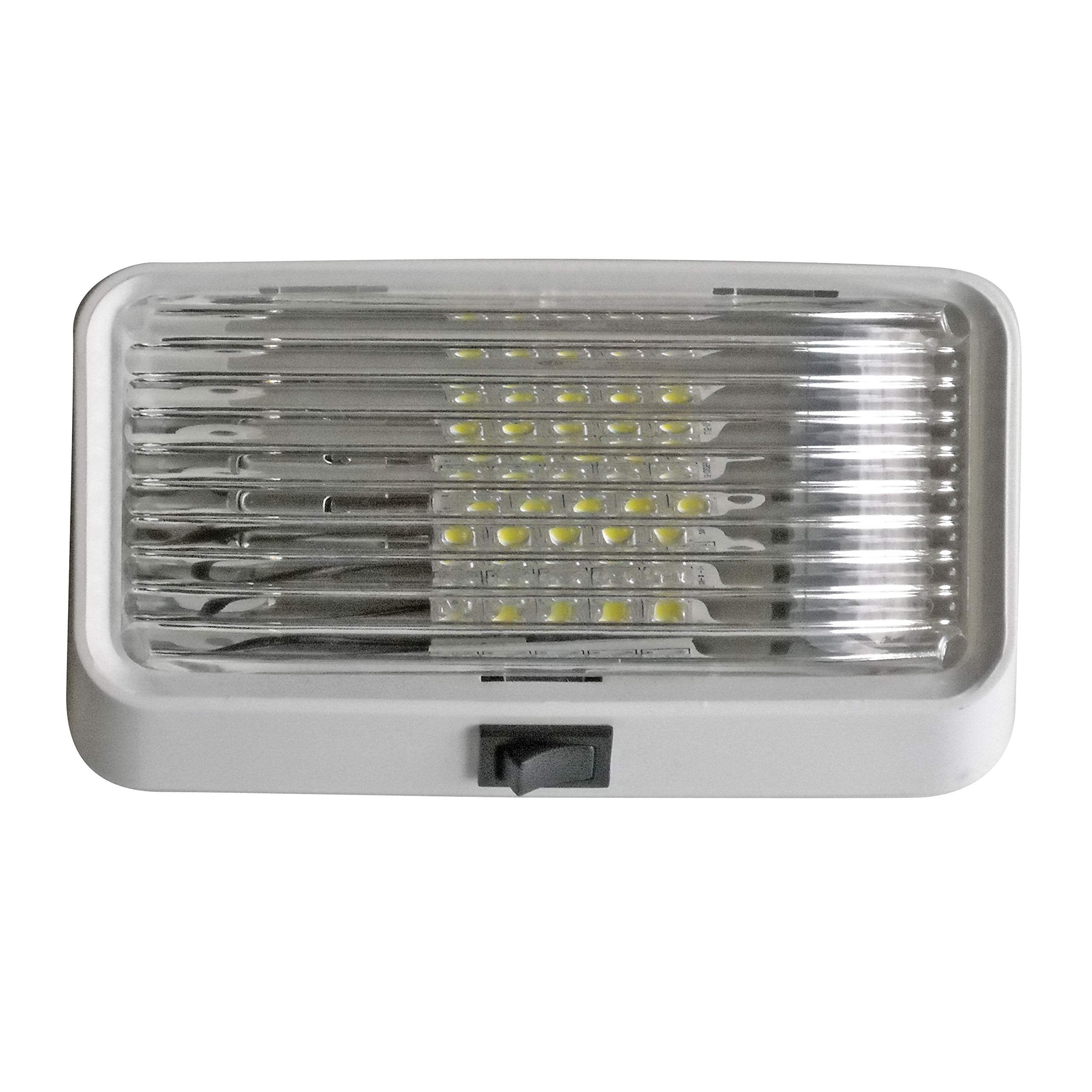 Diamond Group 52723 Clear Porch Light with On/Off Switch LED