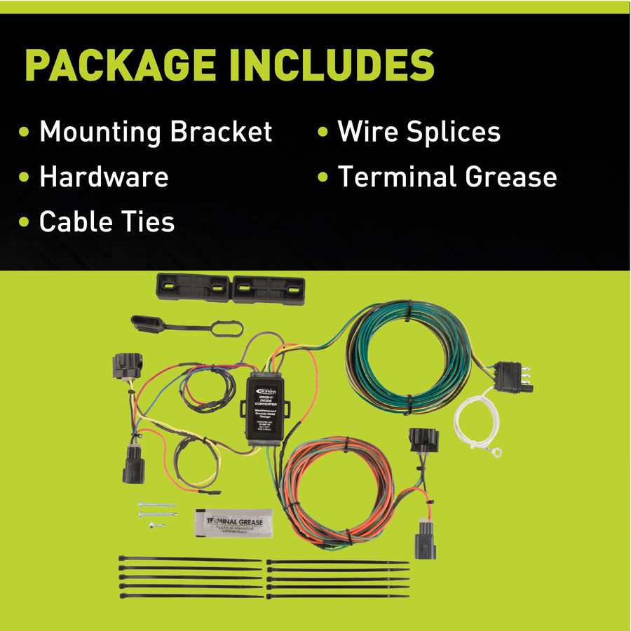 Hopkins 56202 Towed Vehicle Plug-In Simple Wiring Kit, Compatible With 1998-2006 Jeep Wrangler, 2004-2006 Jeep Wrangler (with tow package).