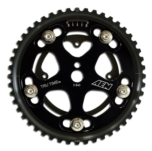 Tru-Time AEM 23-830BK Black Adjustable Cam Gear