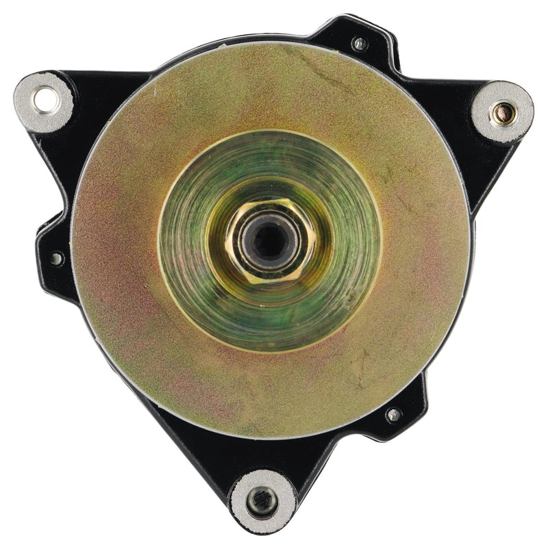 Polish Powermaster 28476 Alternator (CS121 "5X5" 100A 16V 1V Pulley Side Bat Post Fan & Baffle 1 Wire)