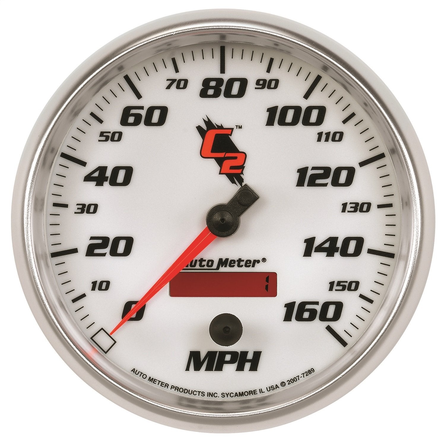 Auto Meter C2 7289 5" 160 mph In-Dash Electric Programmable Speedometer