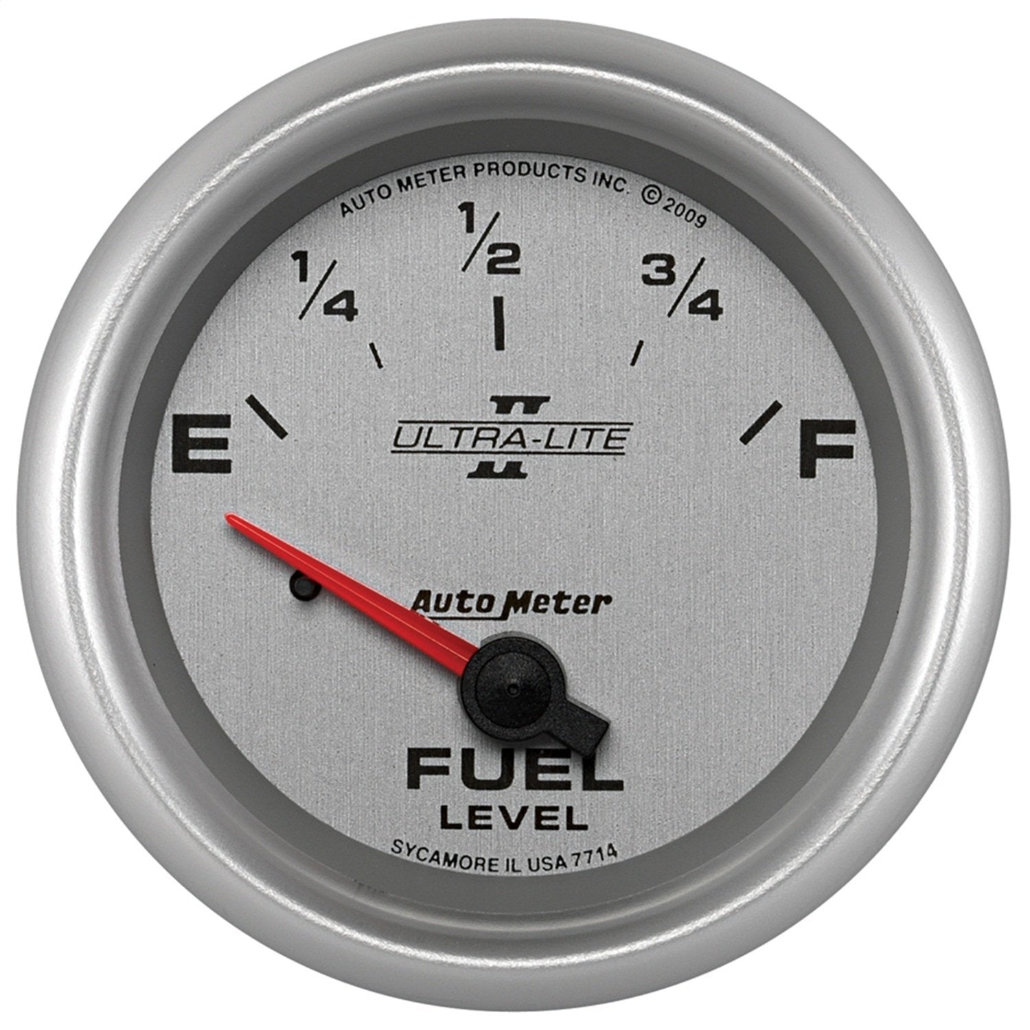 Auto Meter Ultra-Lite Pro II 2-5/8" 0 E/ 90 F Short Sweep Electric Fuel Level- GM Gauge 7714