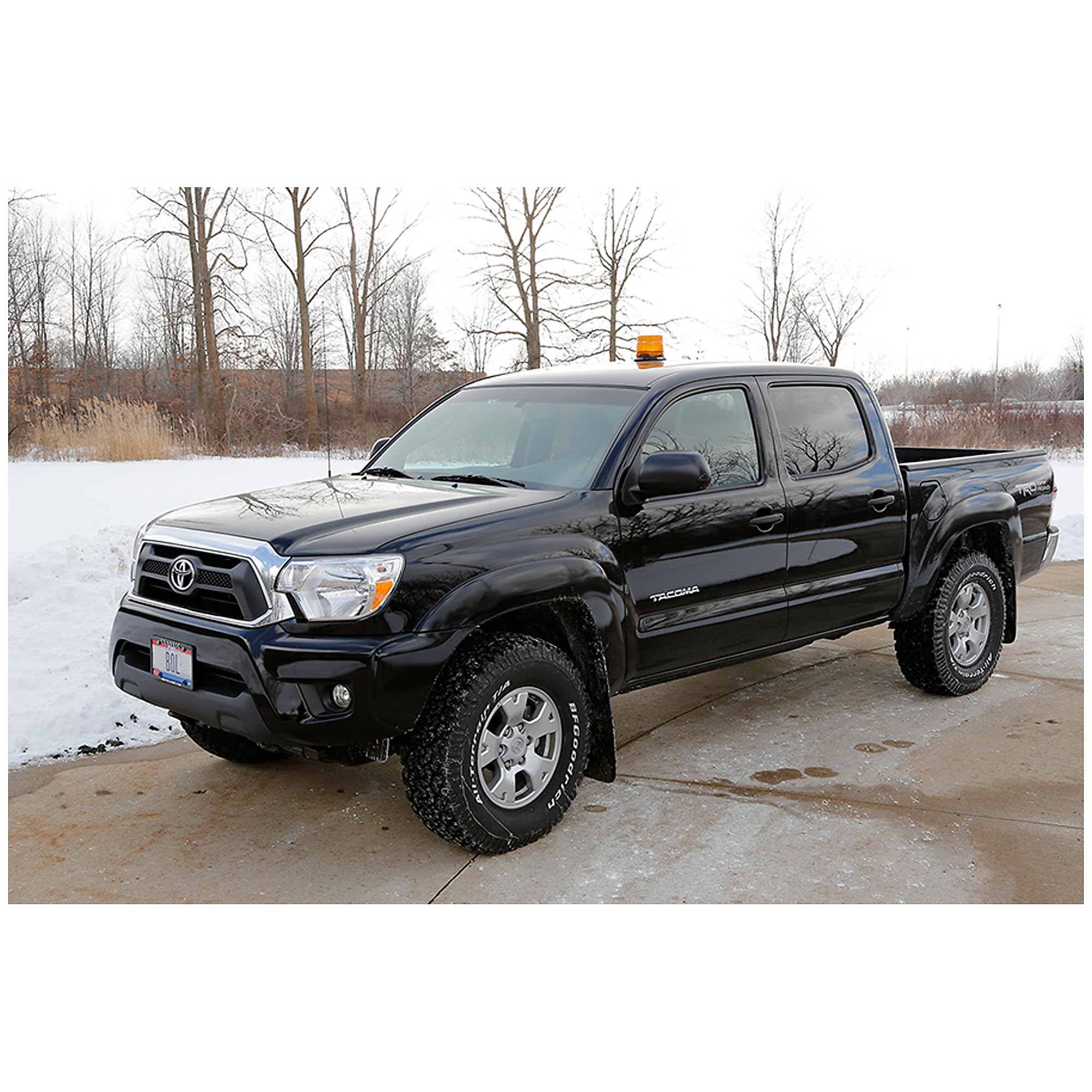 Buyers Products LED Beacon Light SL645ALP, 6.5" x 5", 14' On/Off Switch Lead, Permanent, Pipe & Magnetic Mount, Strobe Lights for Trucks, Emergency Lights for Vehicles