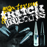 Spiked Metal Lugz 7204K8-BLK Dually Black 19mm Lugnut (Spiked)