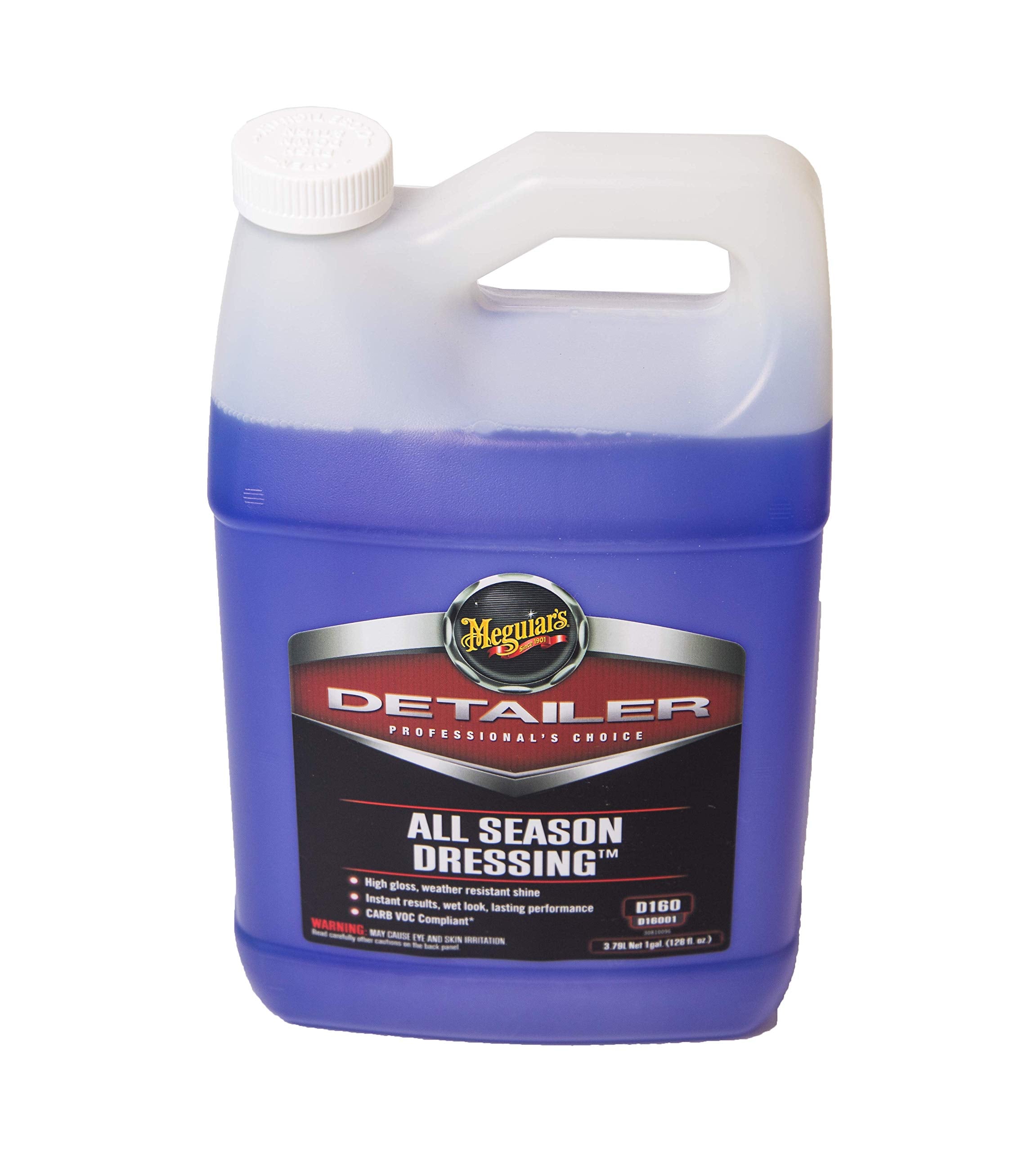 All Season Dressing Meguiar's Detailer 3.79 Litre D16001 for All Exterior Rubber and Plastic Surfaces