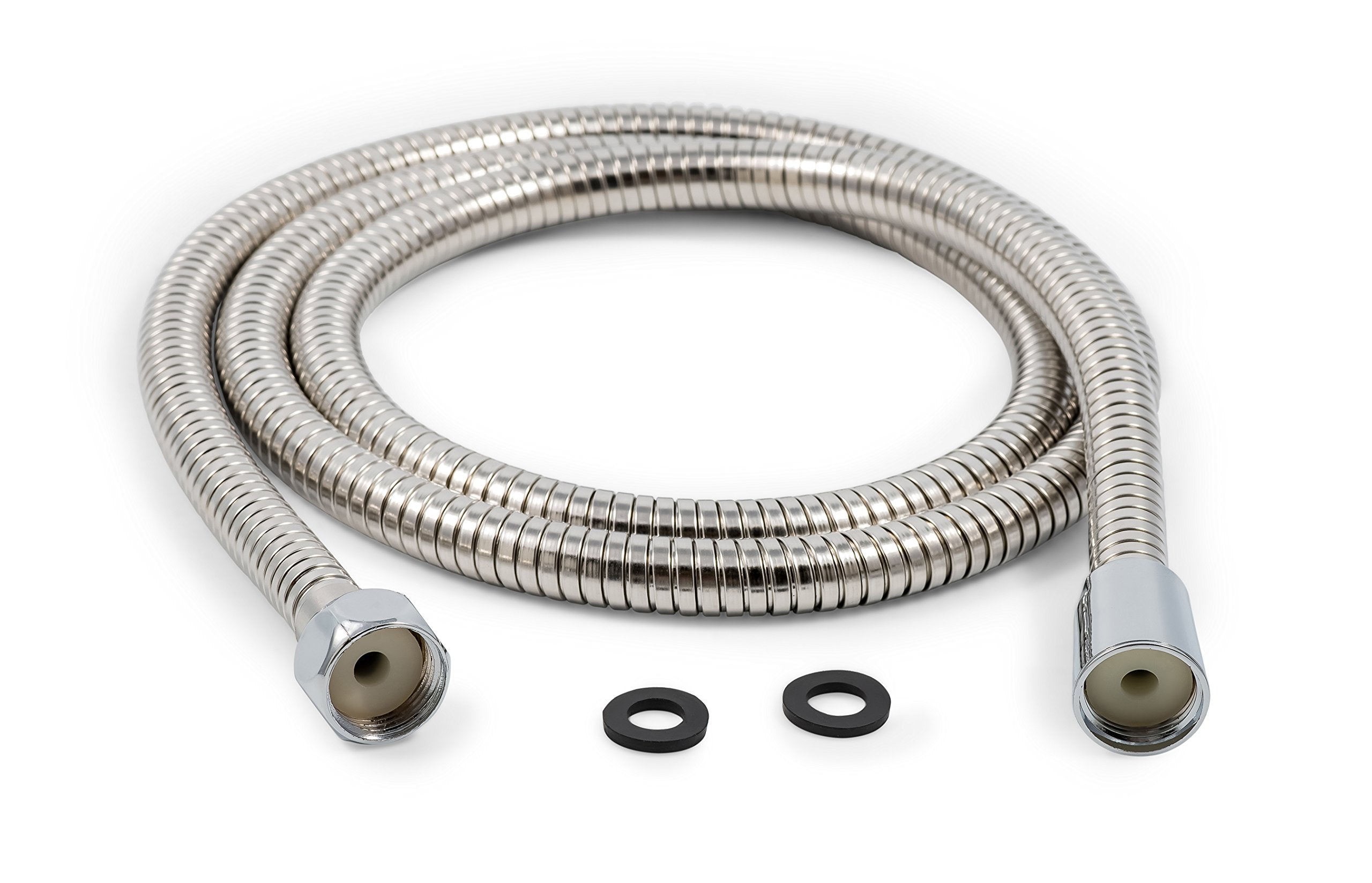 60" Camco Replacement RV/Marine Flexible Shower Head Hose (Chrome)
