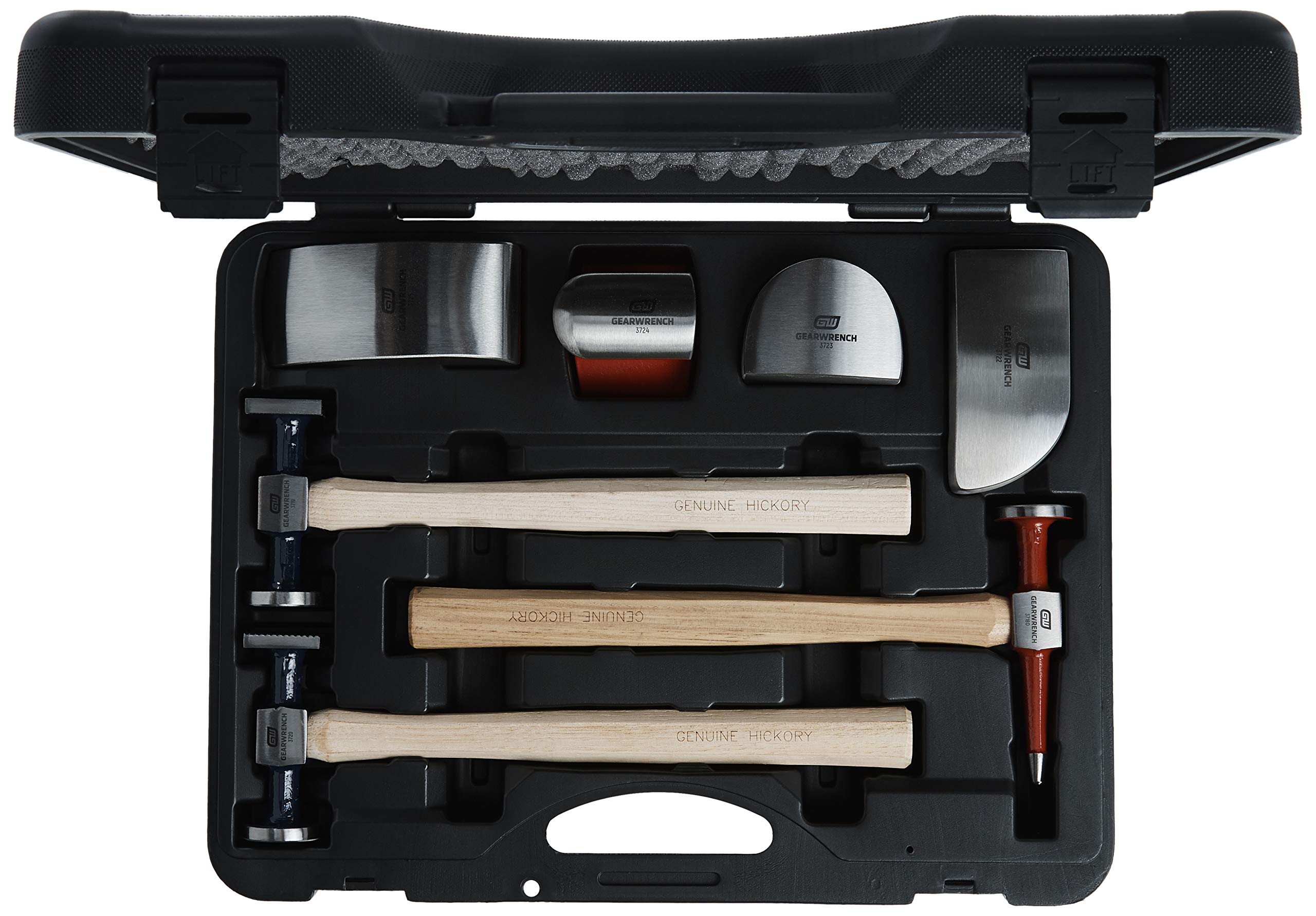 7 Pc. GEARWRENCH Auto Body Tool Set, Hammers and Dollys, 82302