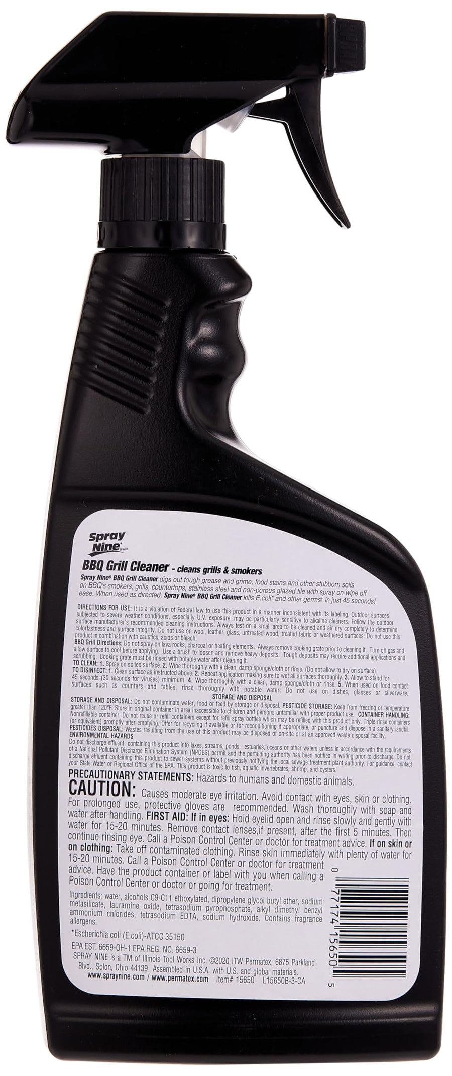 Grill Cleaner Spray Nine Bottle 22 Oz6