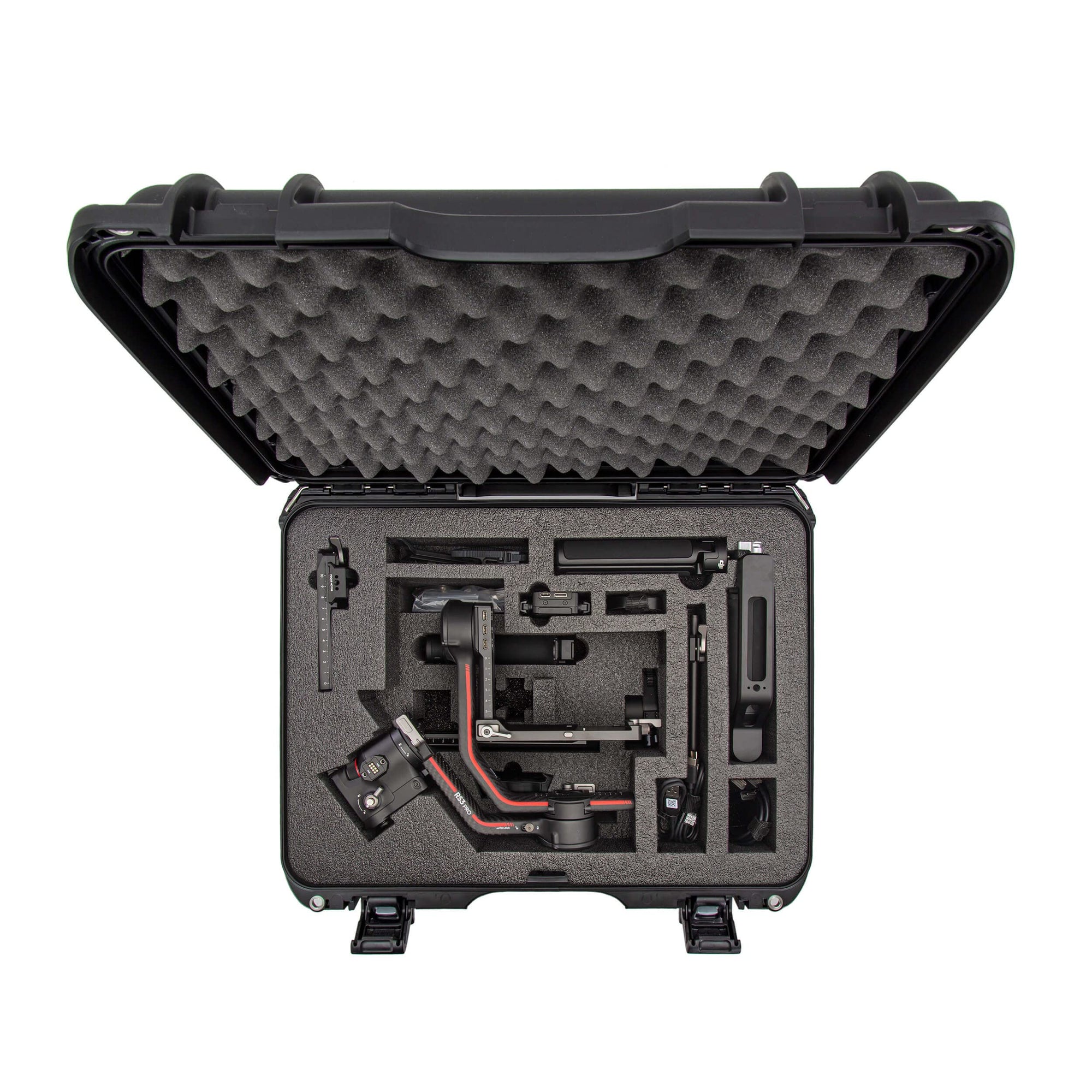 NANUK Waterproof Hard Case 930 with Foam Insert for DJI RS 3/RS 3 Pro Combo, Black