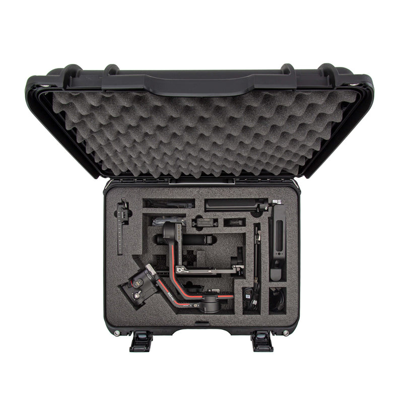 NANUK Waterproof Hard Case 930 with Foam Insert for DJI RS 3/RS 3 Pro Combo, Black