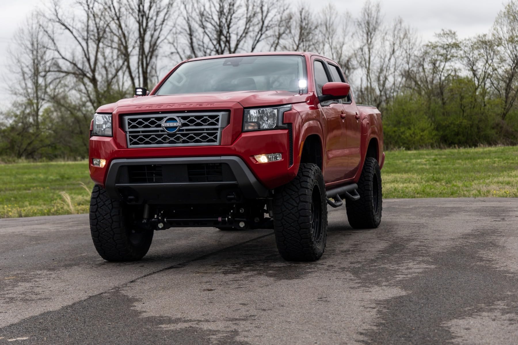 Black Series Rough Country 2" Square LED Cube Lights | Amber DRL - 70903BLKDRLA