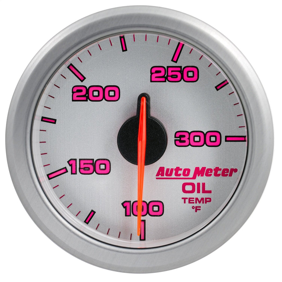 2-1/16" AutoMeter 9140-UL Oil Temp, 100-300`F, Airdrive, Silver