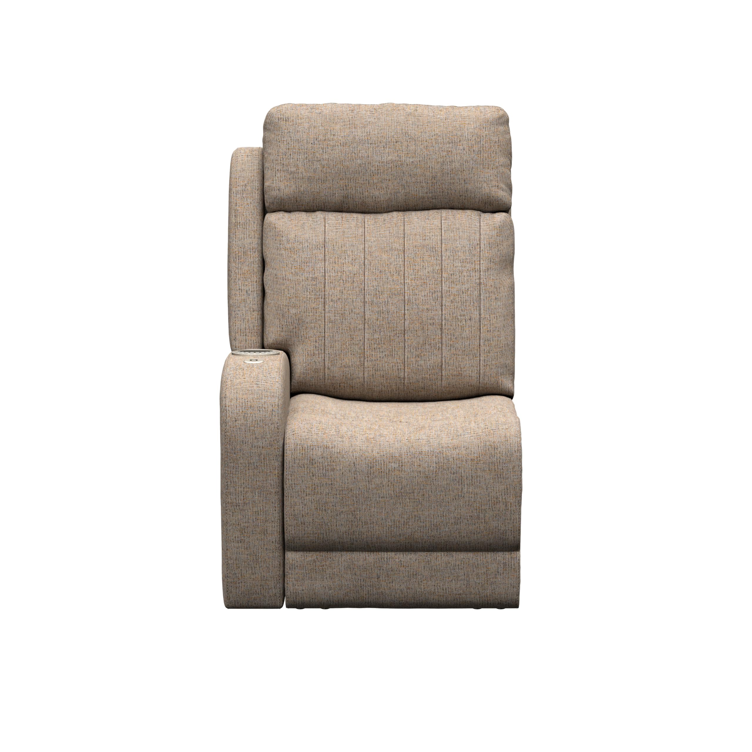 Thomas Payne Dellmead RV Theater Seating Signature Seismic Series Right Arm Recliner with Power Adjustable Lumbar, Headrest, Reclining, Heating, Massage, Integrated Cupholder Controls - 2024044204